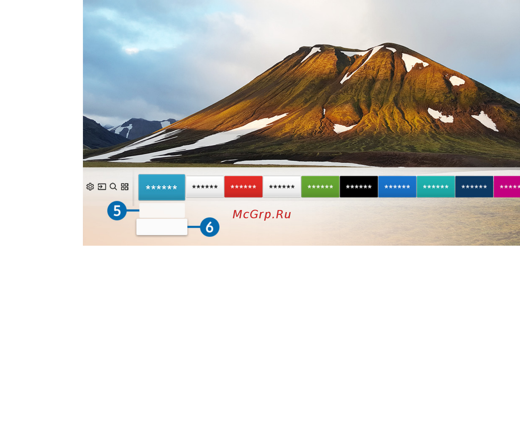 Samsung UE43M5513AU [42/155] Удаление элемента с начального экрана