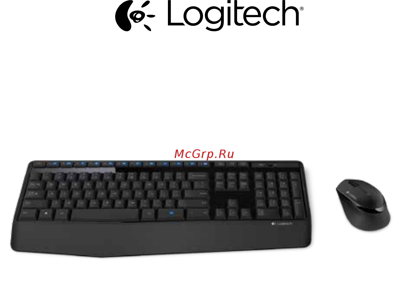 Logitech MK345 Comfort Инструкция по эксплуатации онлайн