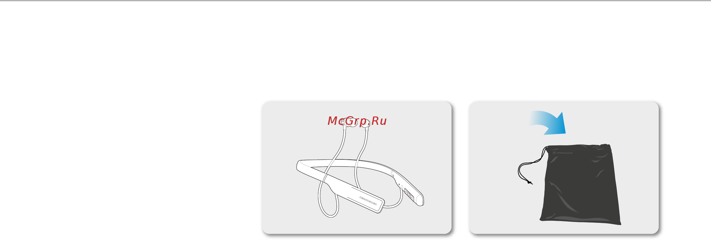 Sennheiser черный CX 7.00BT [29/35] Хранение и обращение