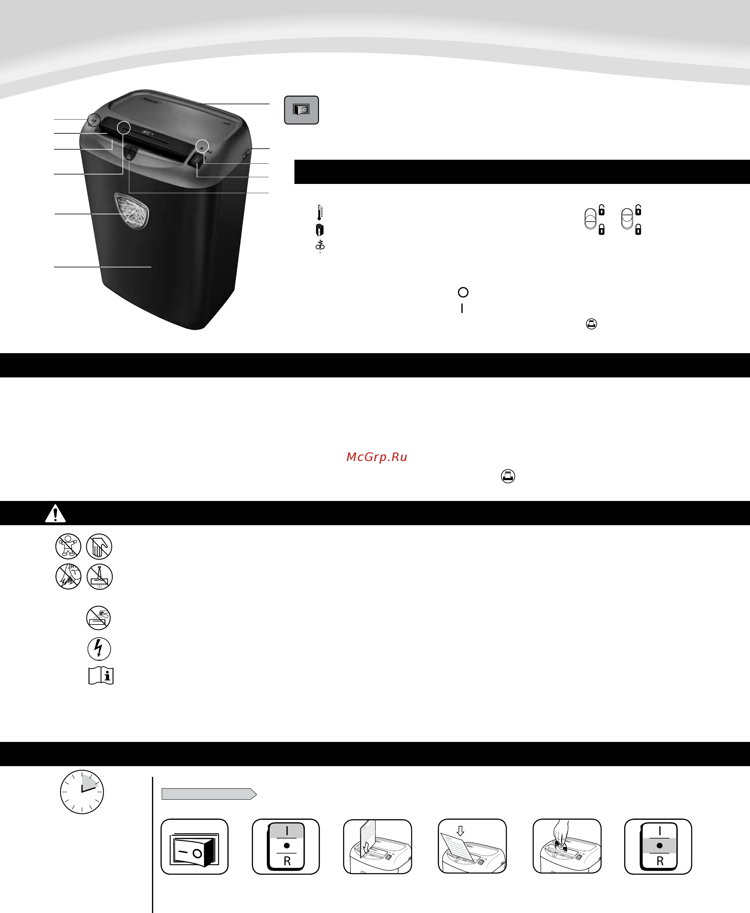 Fellowes PowerShred 70S FS-46711 Черный [16/40] Grundlæggende betjening af makuleringsmaskinen