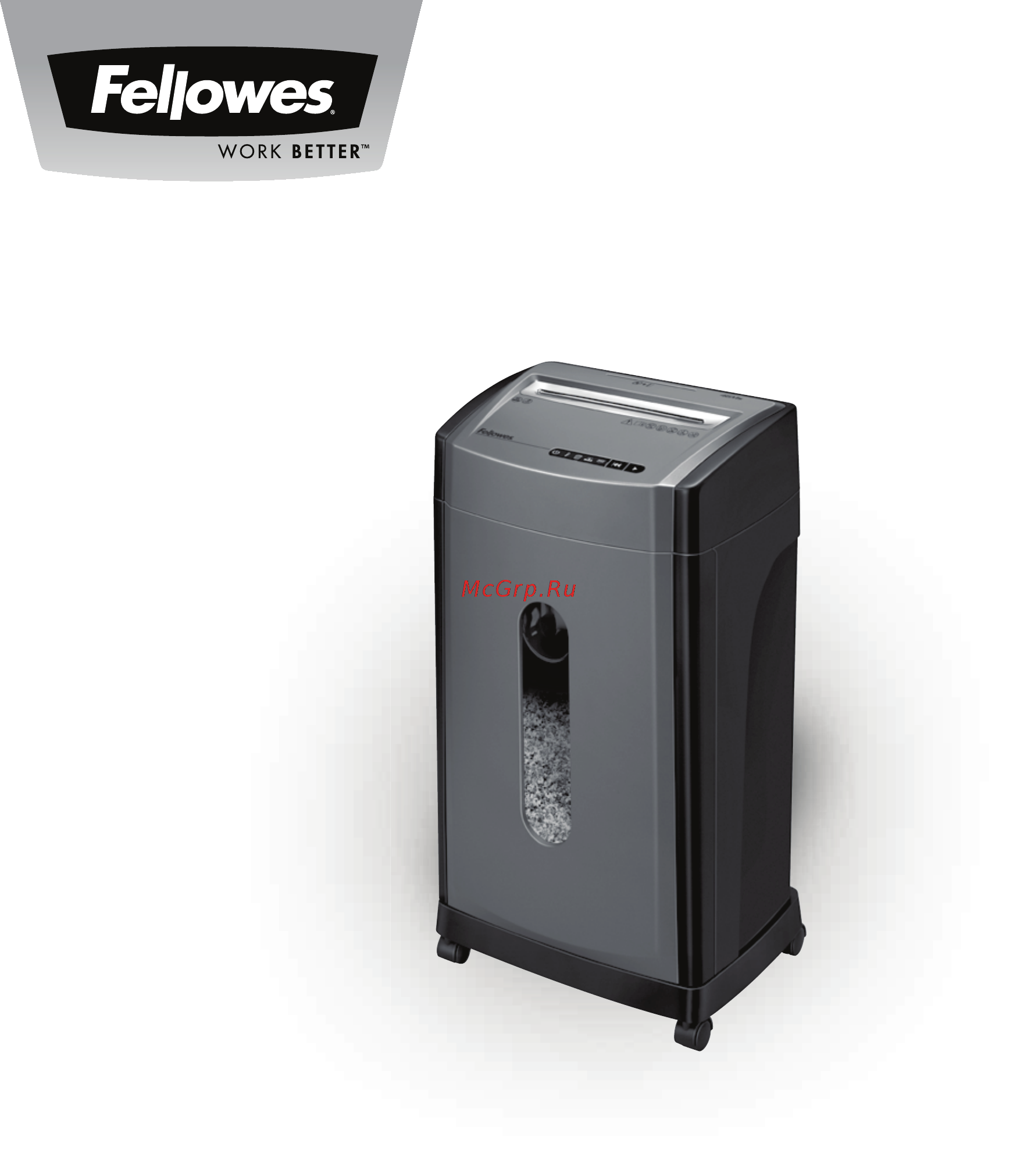 Fellowes MicroShred 46Ms FS-48171 Серый, черный Инструкция по эксплуатации онлайн