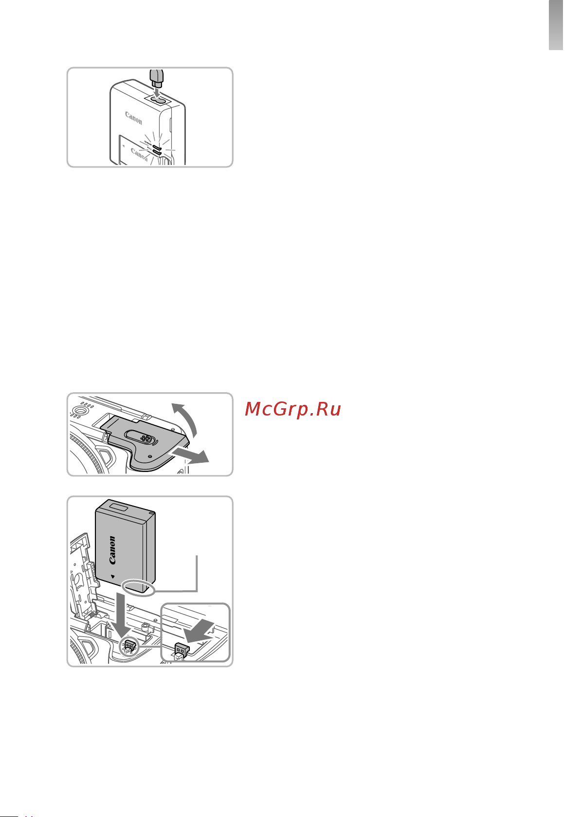 Canon EOS M5 1279C002 Черный [5/235] Откройте крышку