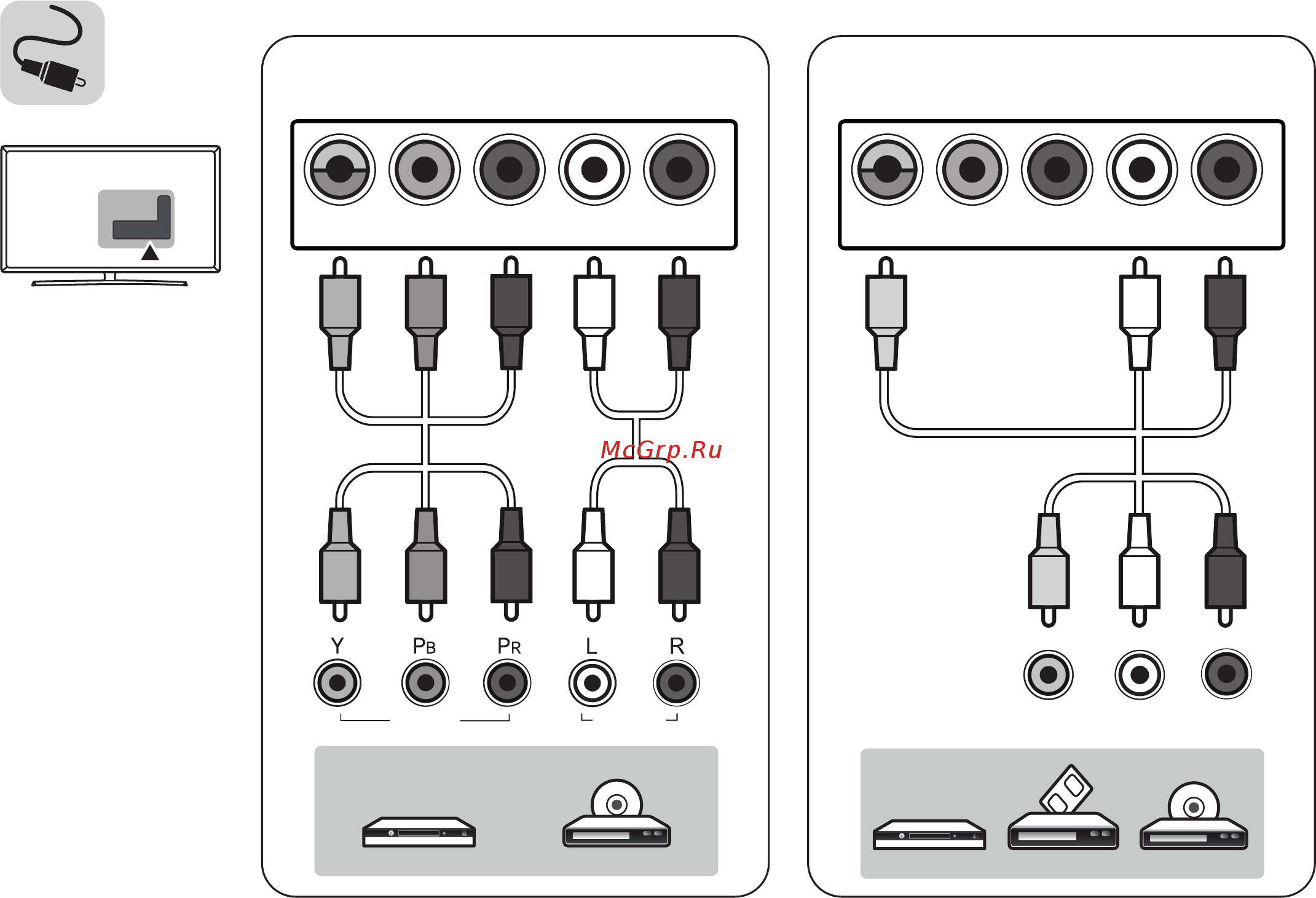 LG 65UJ750V Титановый [7/56] Component in av in