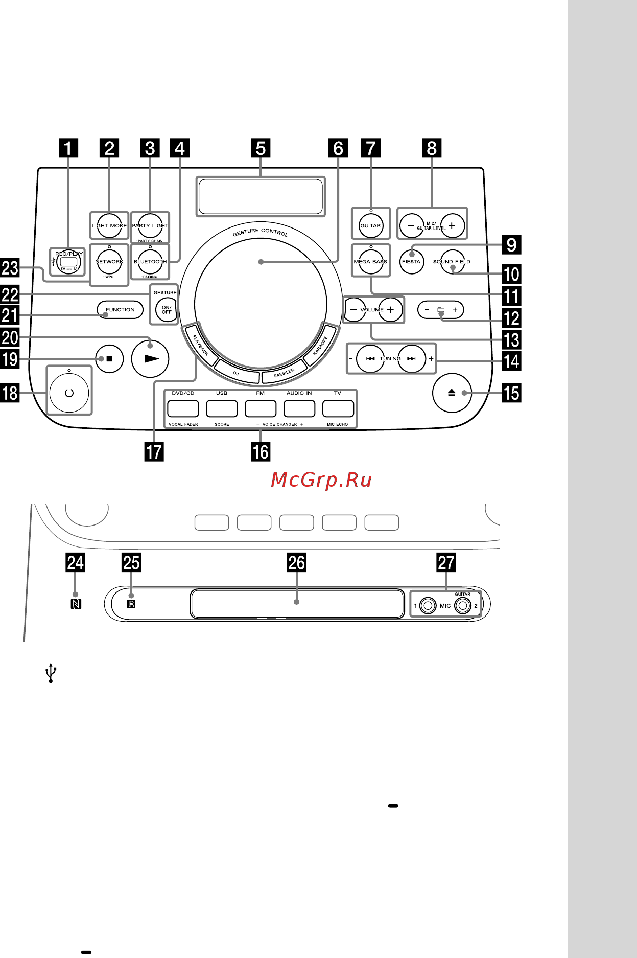 Sony MHC-V90DW/M [15/104] Клавиша pairing