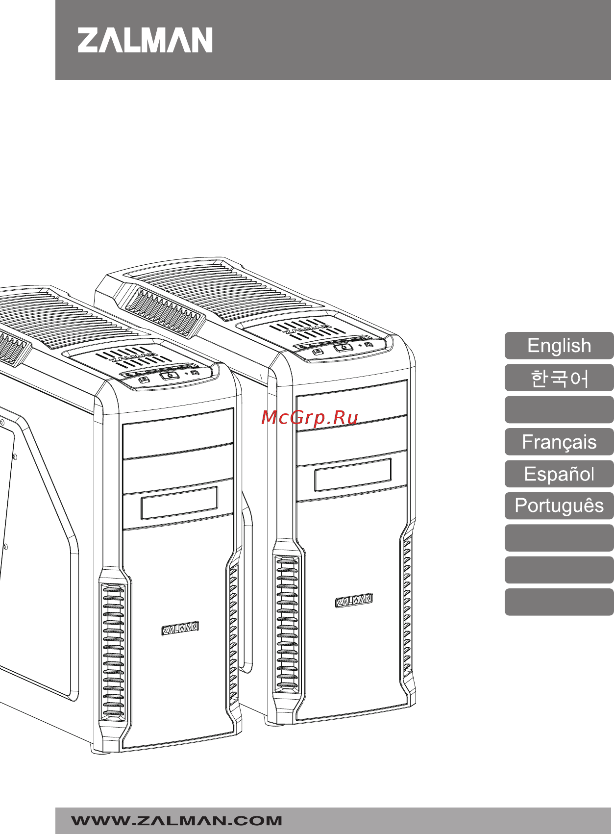 Zalman Z3 Черный Инструкция по эксплуатации онлайн