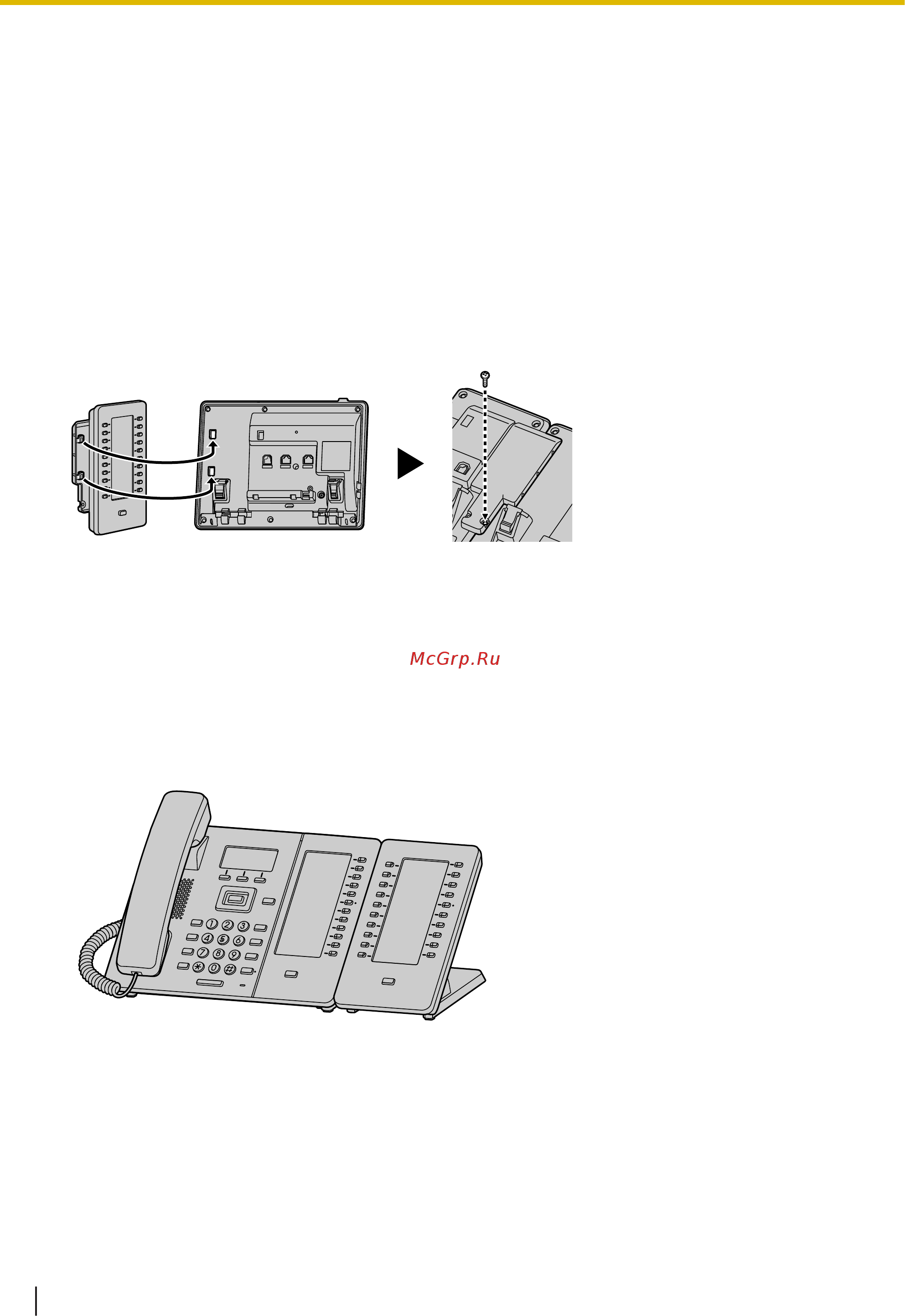 Panasonic KX-HDV230RU белый [14/116] Установка дополнительного модуля kx hdv20 на устройстве только kx hdv230