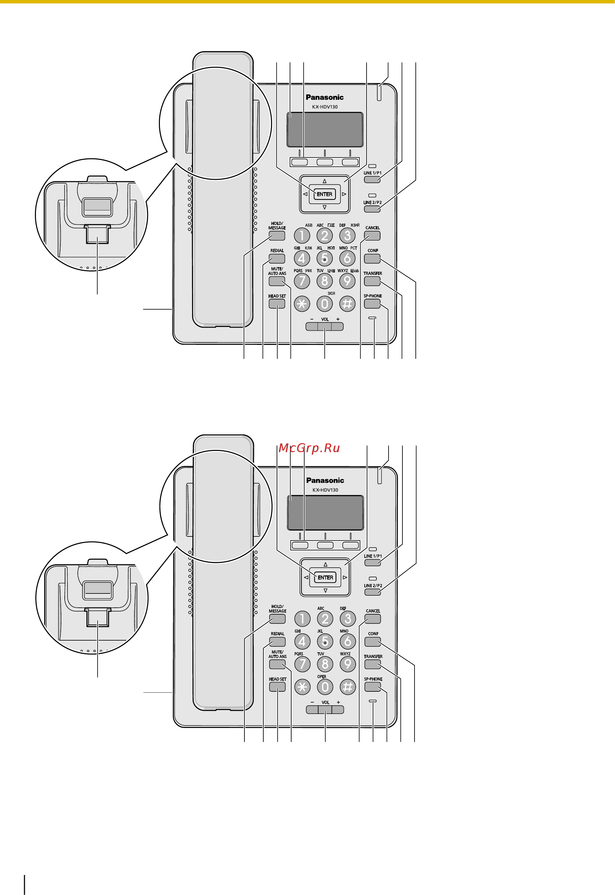 Panasonic KX-HDV230RU белый [24/116] Kx hdv130ru