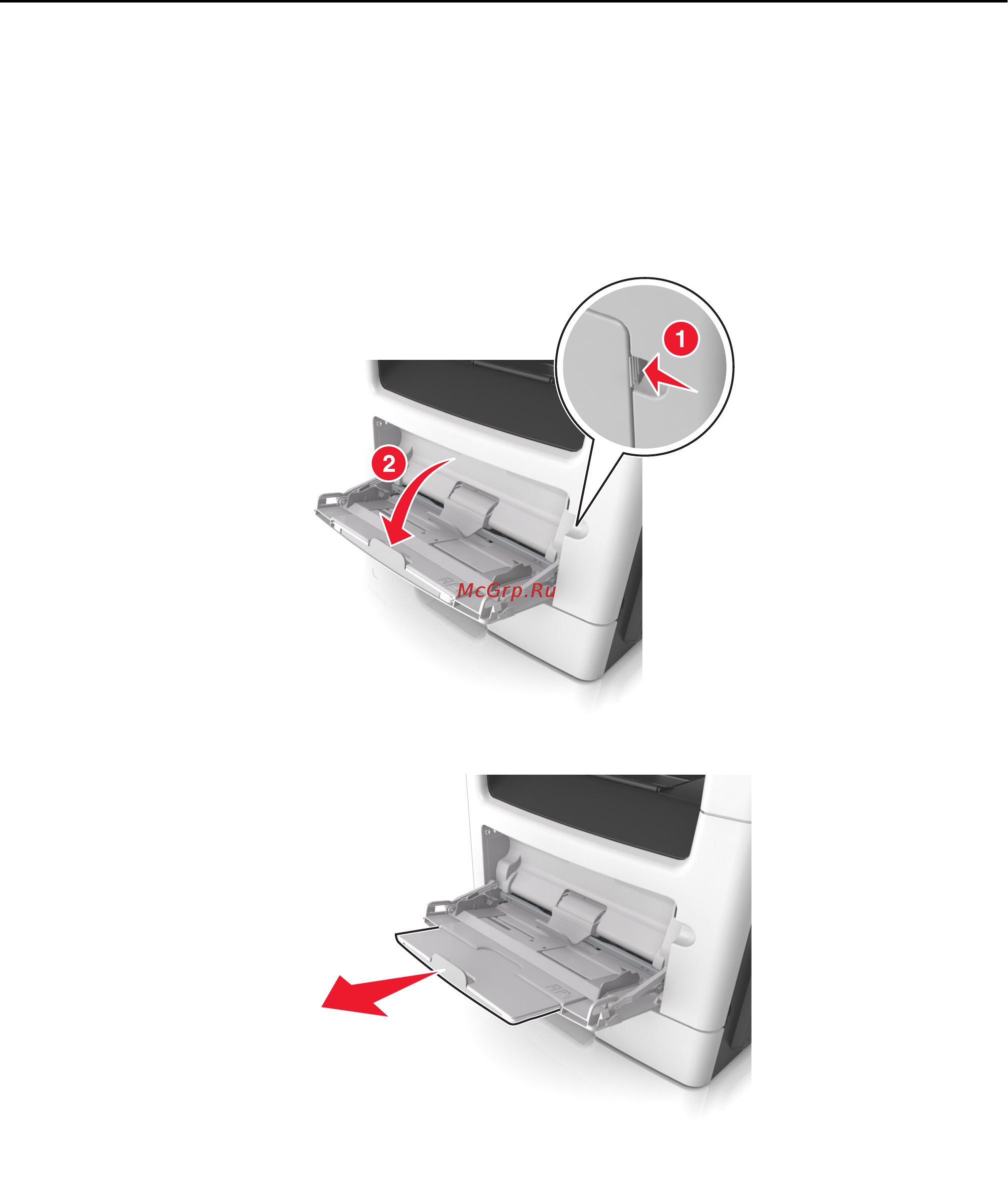 Lexmark MX310dn 35S5800 [35/273] Загрузка многоцелевого устройства подачи