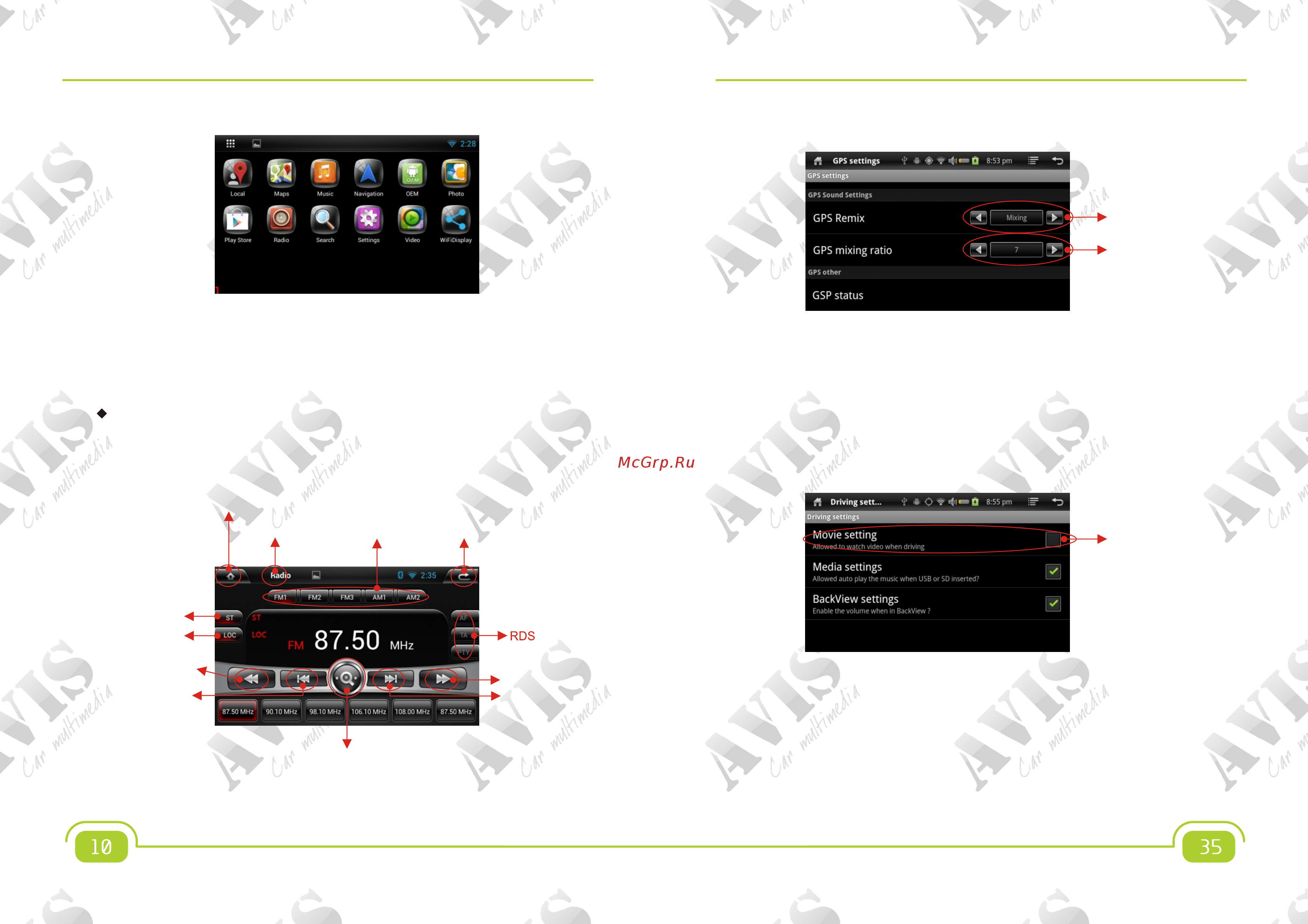 Avis для Toyota AVS090AN [12/24] Page 12