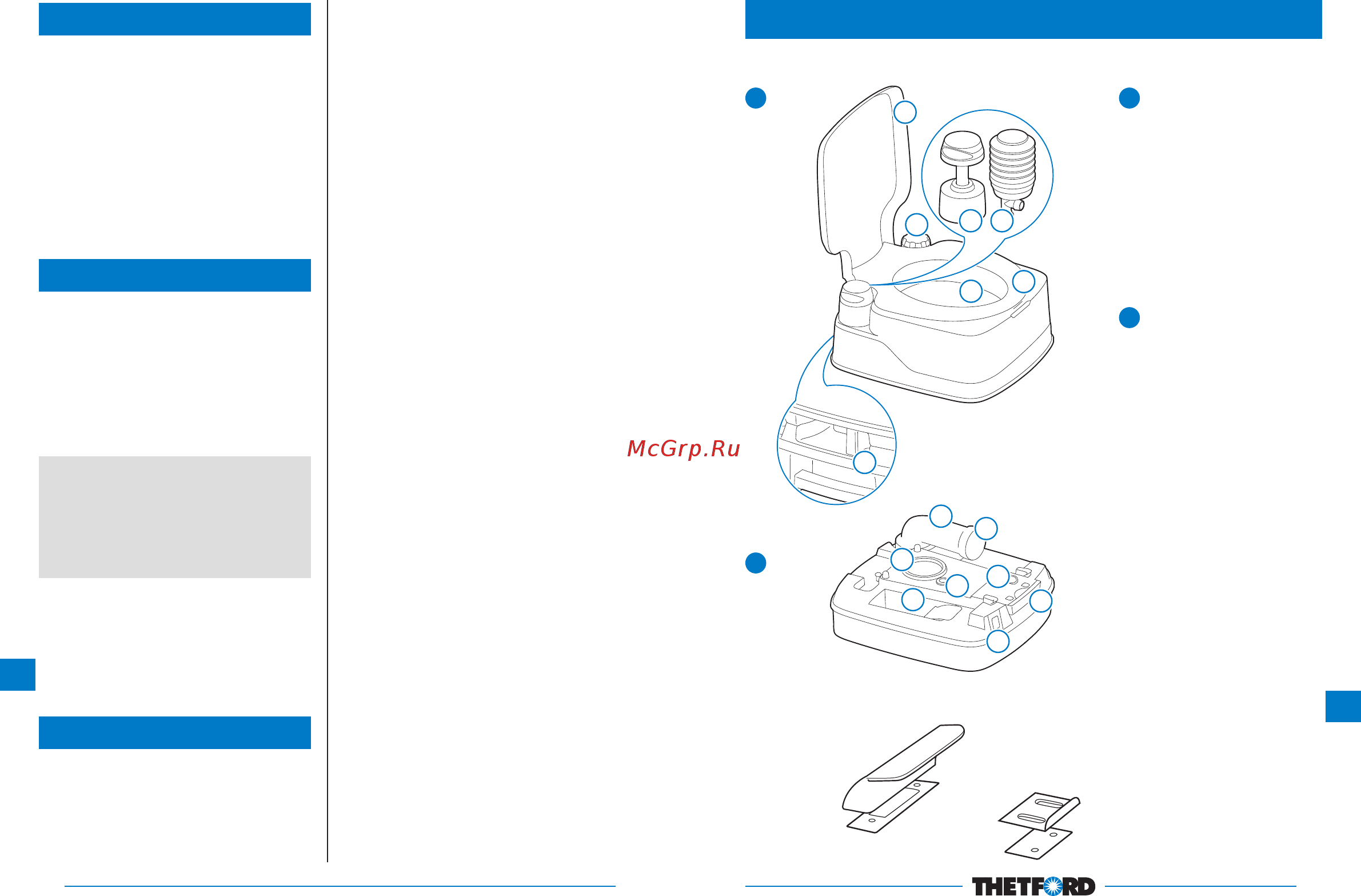 Thetford porta potti qube 165 [62/0] Основныекомпоненты