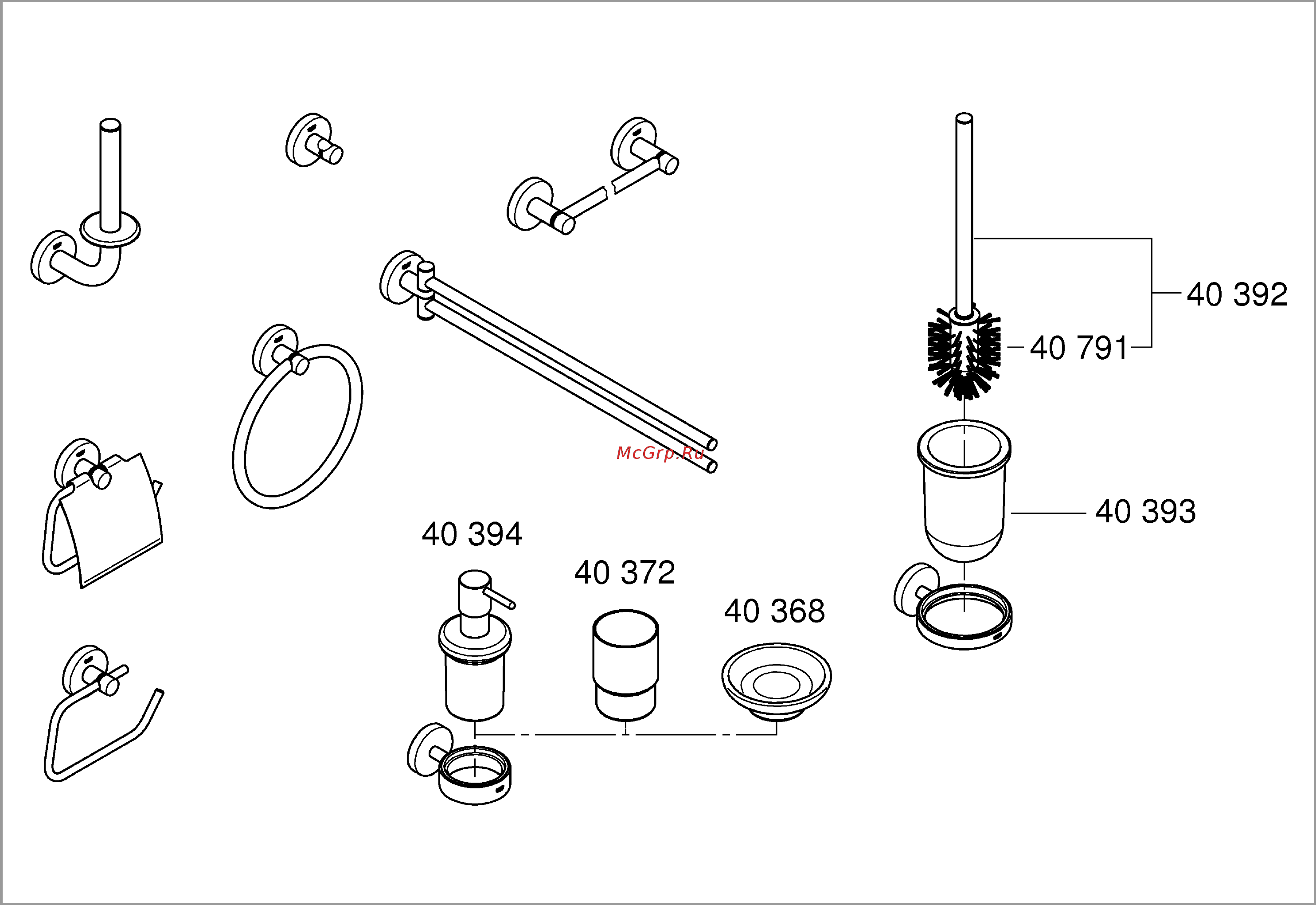 Grohe ESSENTIALS 3 В 1 CITY RESTROOM 40407DC1 SUPERSTEEL Инструкция по эксплуатации онлайн [2/2] 295049