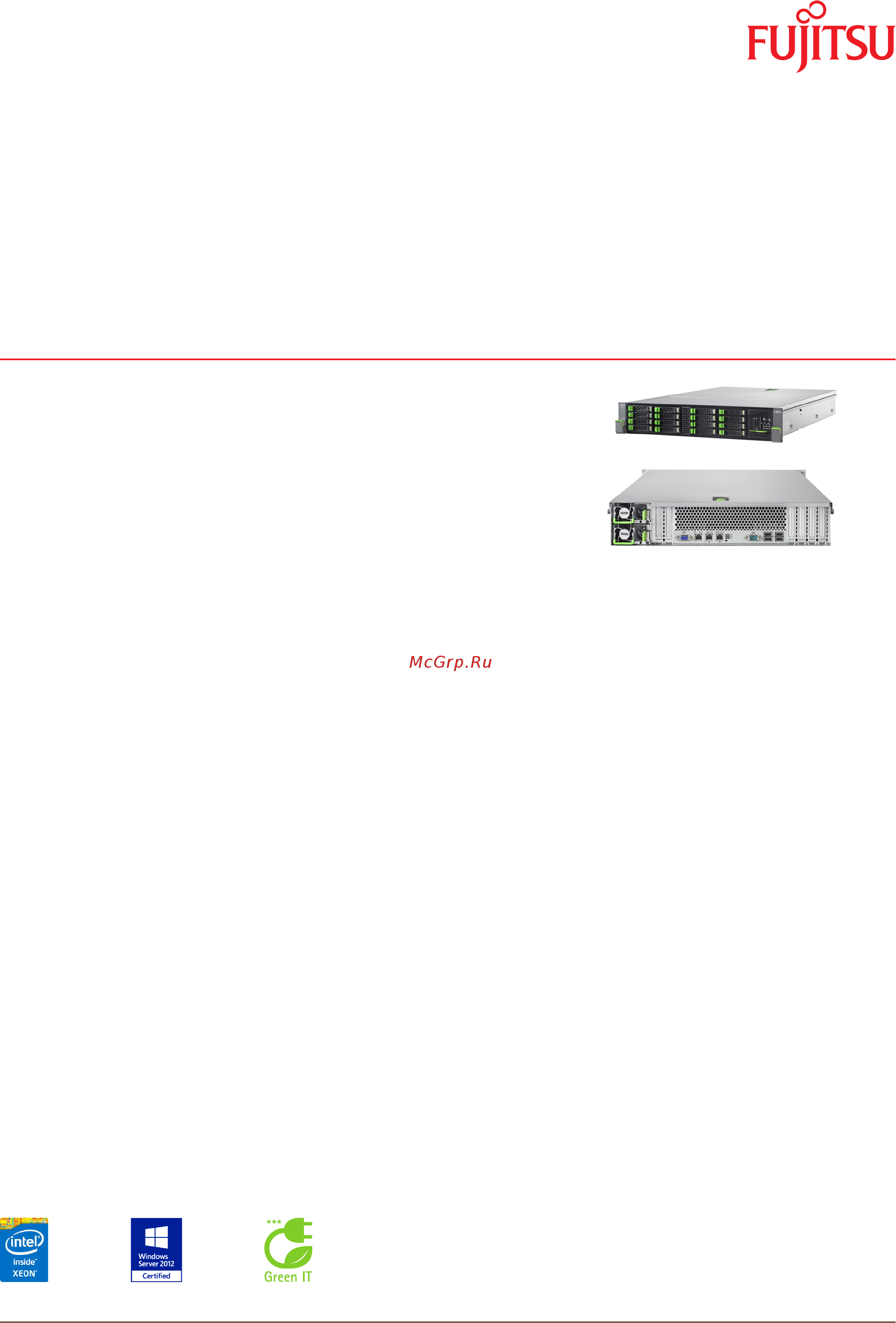 Fujitsu Primergy RX300S8 VFY:R3008SX180RU Инструкция по эксплуатации онлайн