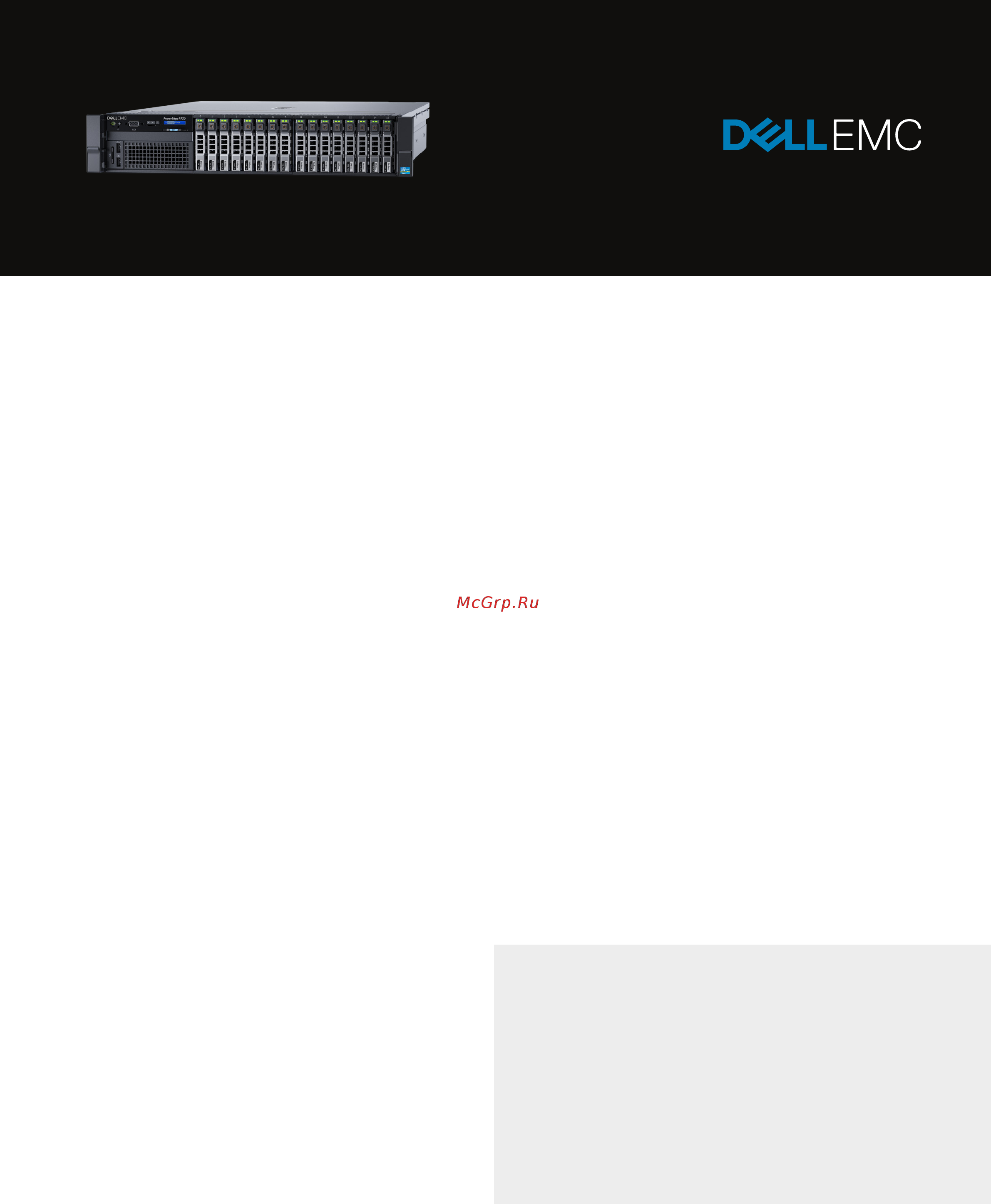 Dell POWEREDGE R730 210-ACXU-194 Инструкция по эксплуатации онлайн