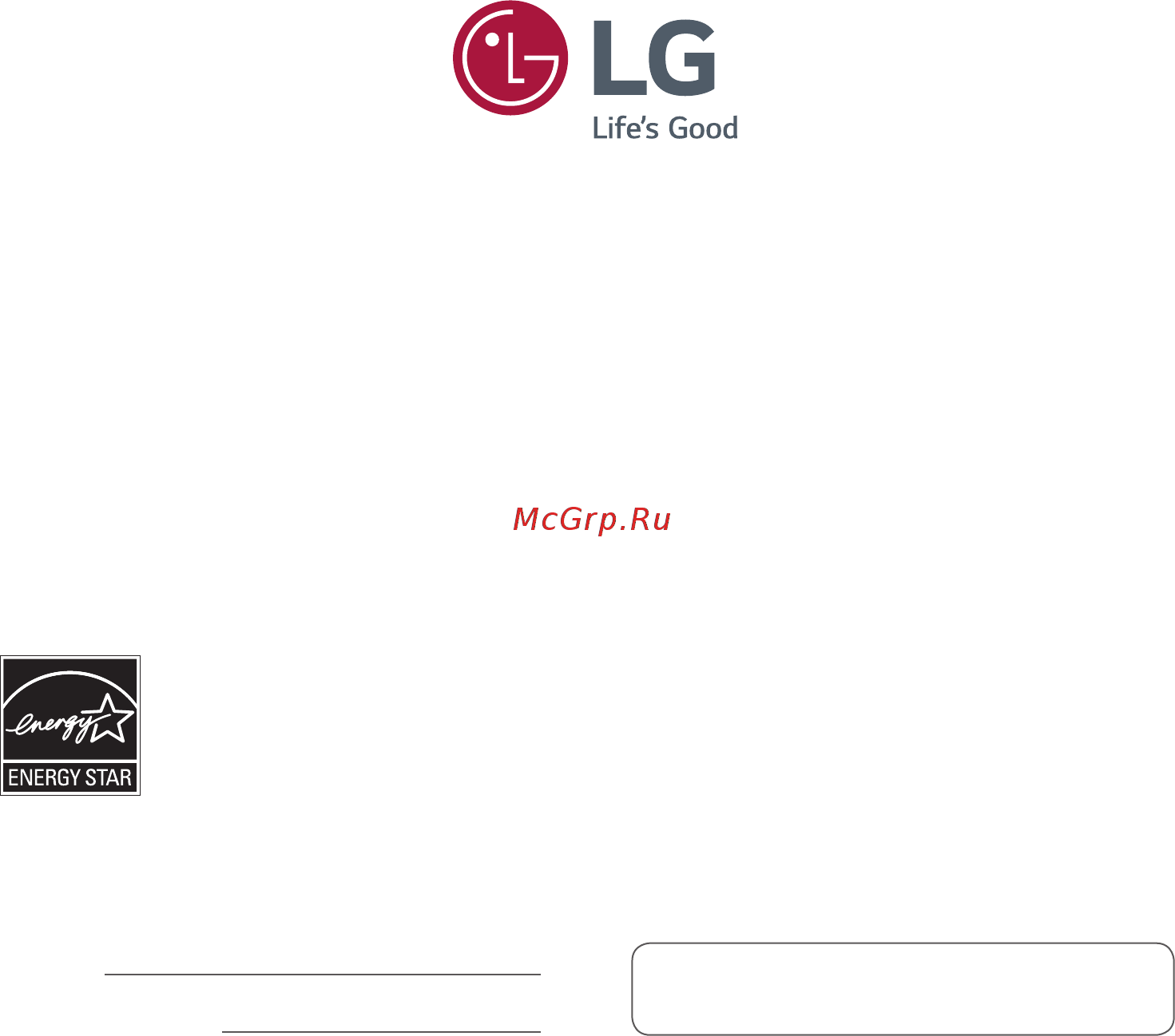 LG 55VH7B-B [27/27] Убедитесь что вы прочли меры предосторожности перед использованием устройства наименование модели и серийный номер расположен сзади и на одной из сторон изделия