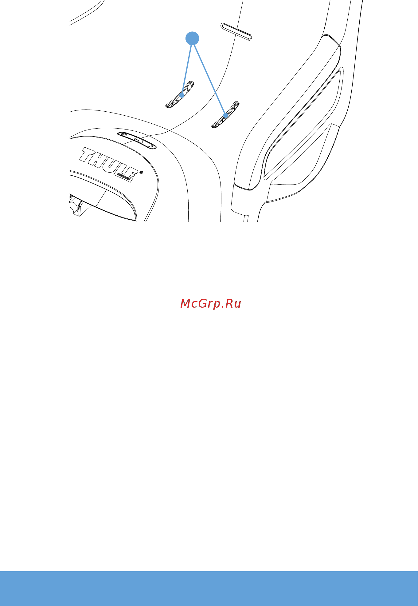 Thule RideAlong new оранжевое [103/120] Drain holes ablauföffnungen