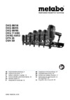 Metabo DKNG 40/50 601562500 Инструкция по эксплуатации