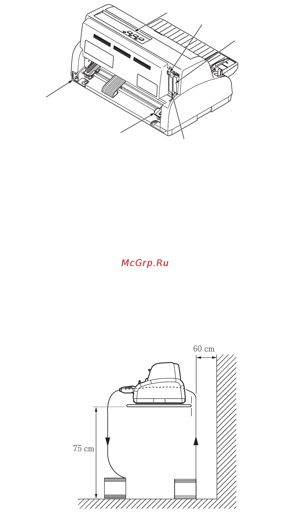 OKI ML5100FB eco 43718217 [10/53] Вид сзади