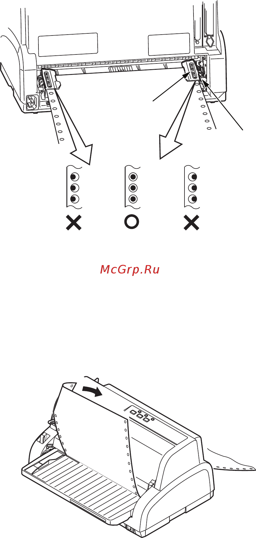 OKI ML5100FB eco 43718217 [20/53] Отрывание непрерывных форм