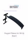 Oxygen Fitness Arc Sit Up Board Инструкция по эксплуатации