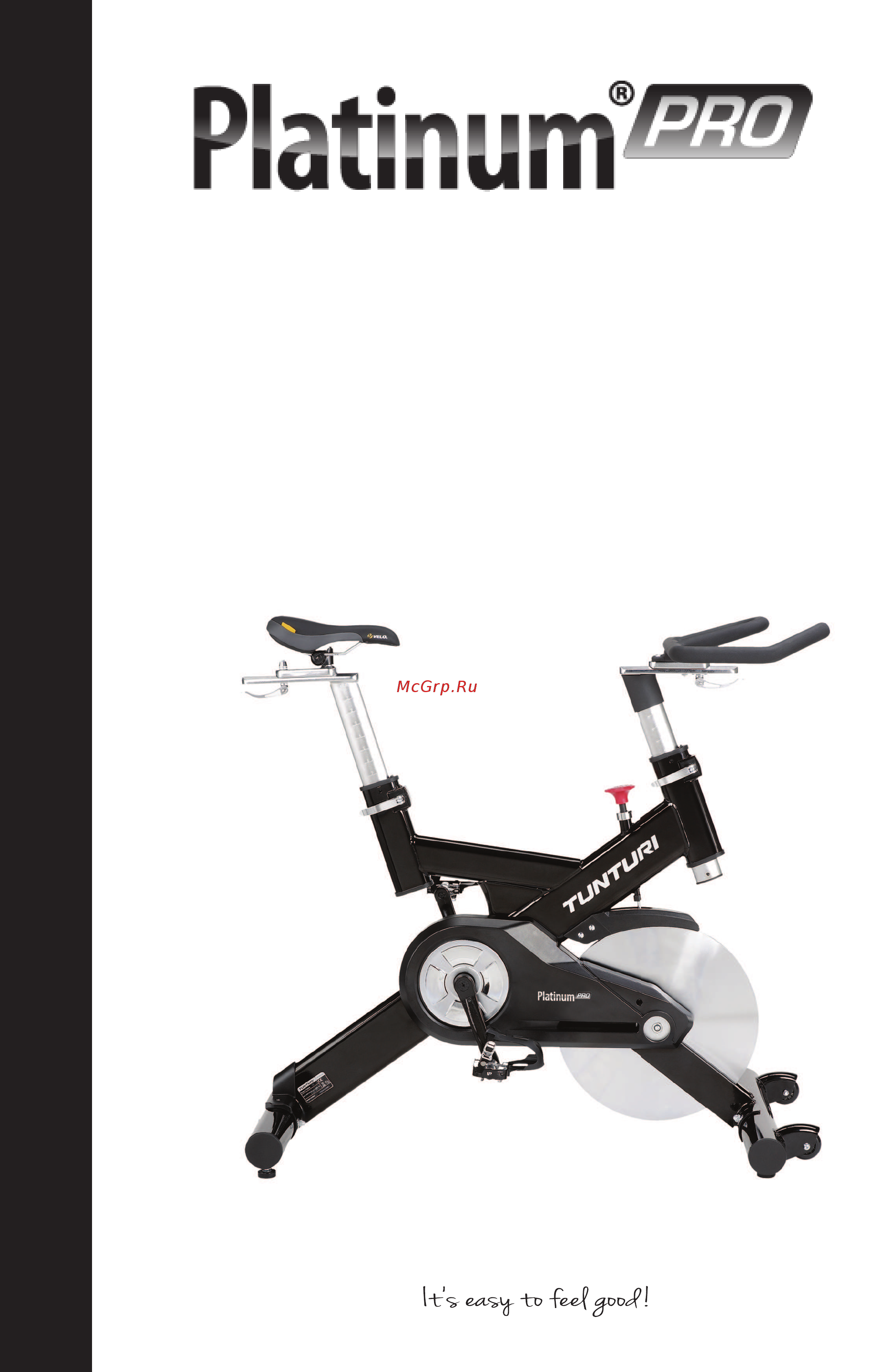 Tunturi Platinum Pro Platinum Pro spin-bike Инструкция по эксплуатации онлайн