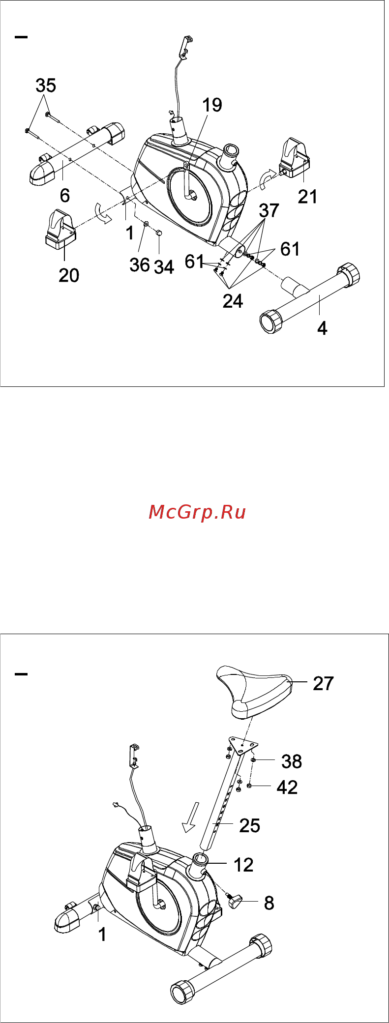 HouseFit HB-8166HP [9/13] Сборка