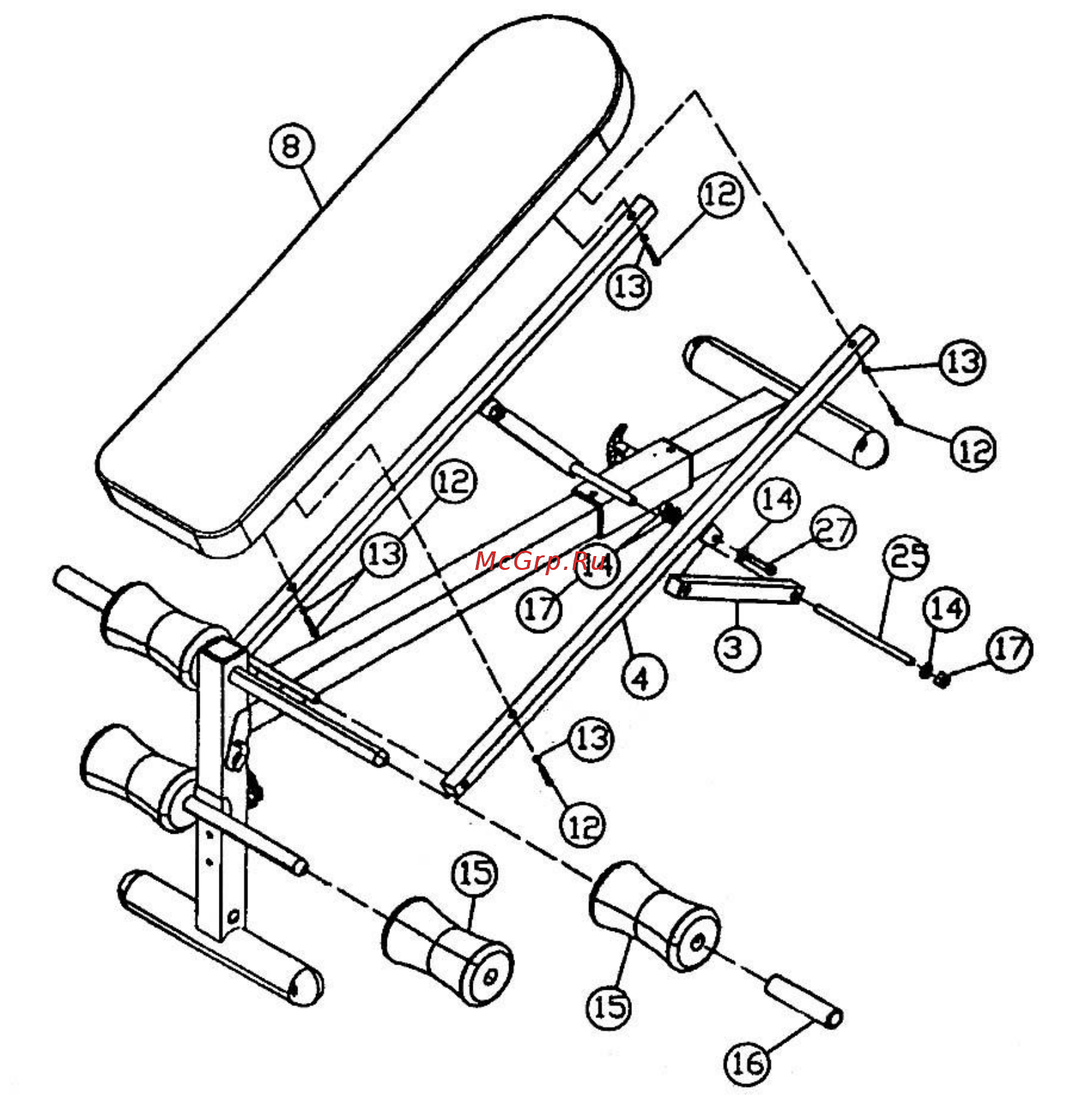 HouseFit DH-8136 Инструкция по эксплуатации онлайн [6/7] 297032