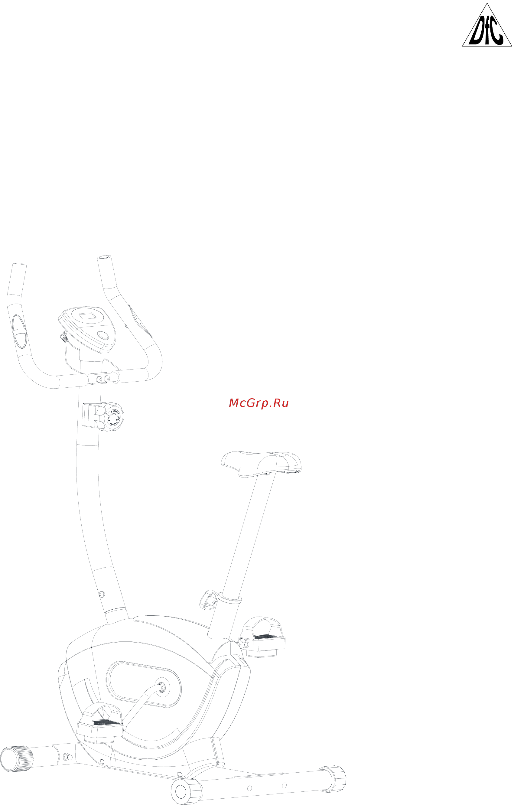 DFC Magnetic Bike WB-1006 Инструкция по эксплуатации онлайн