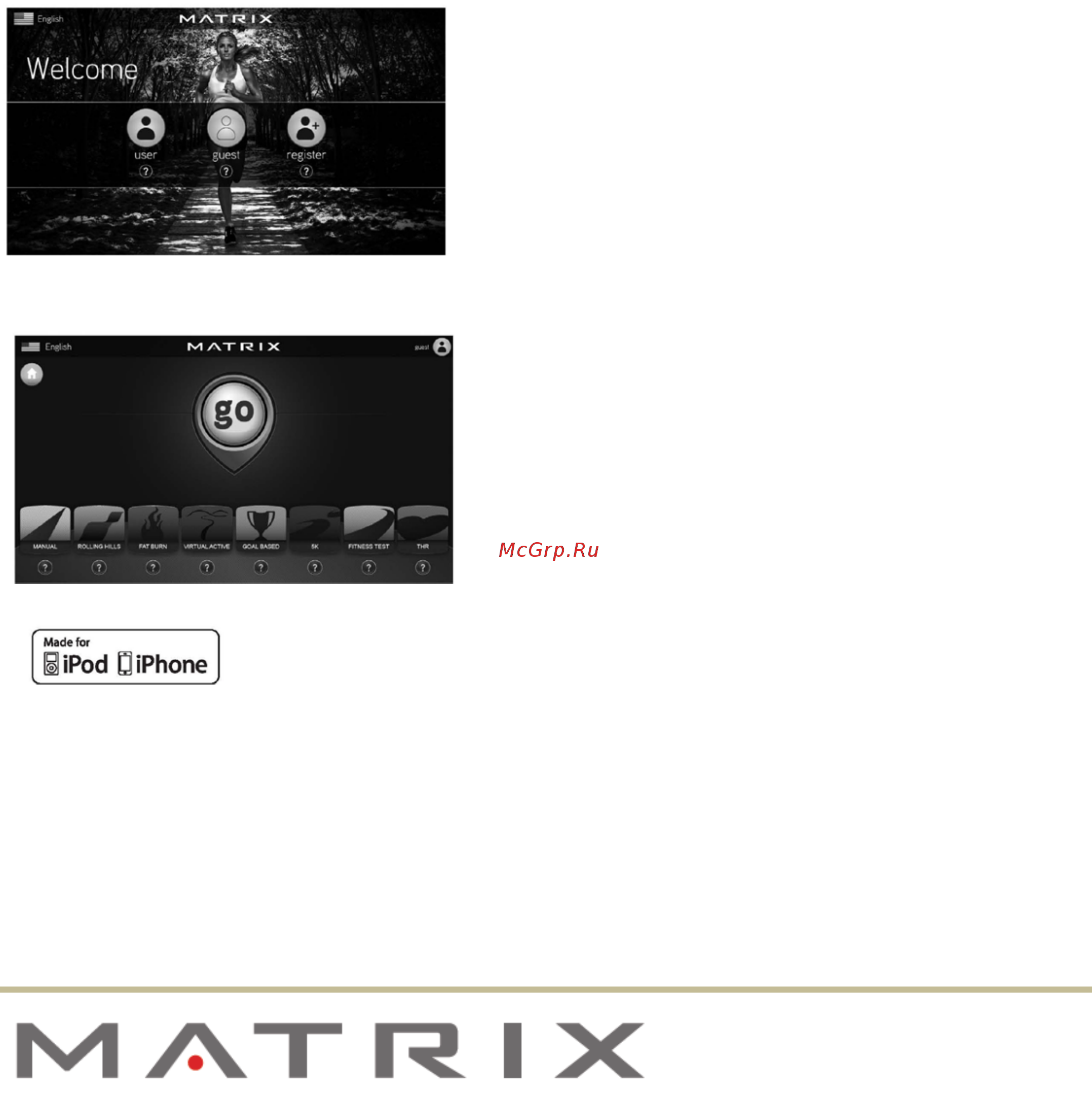 Matrix Fitness R7XI Инструкция по эксплуатации онлайн [16/25] 380241