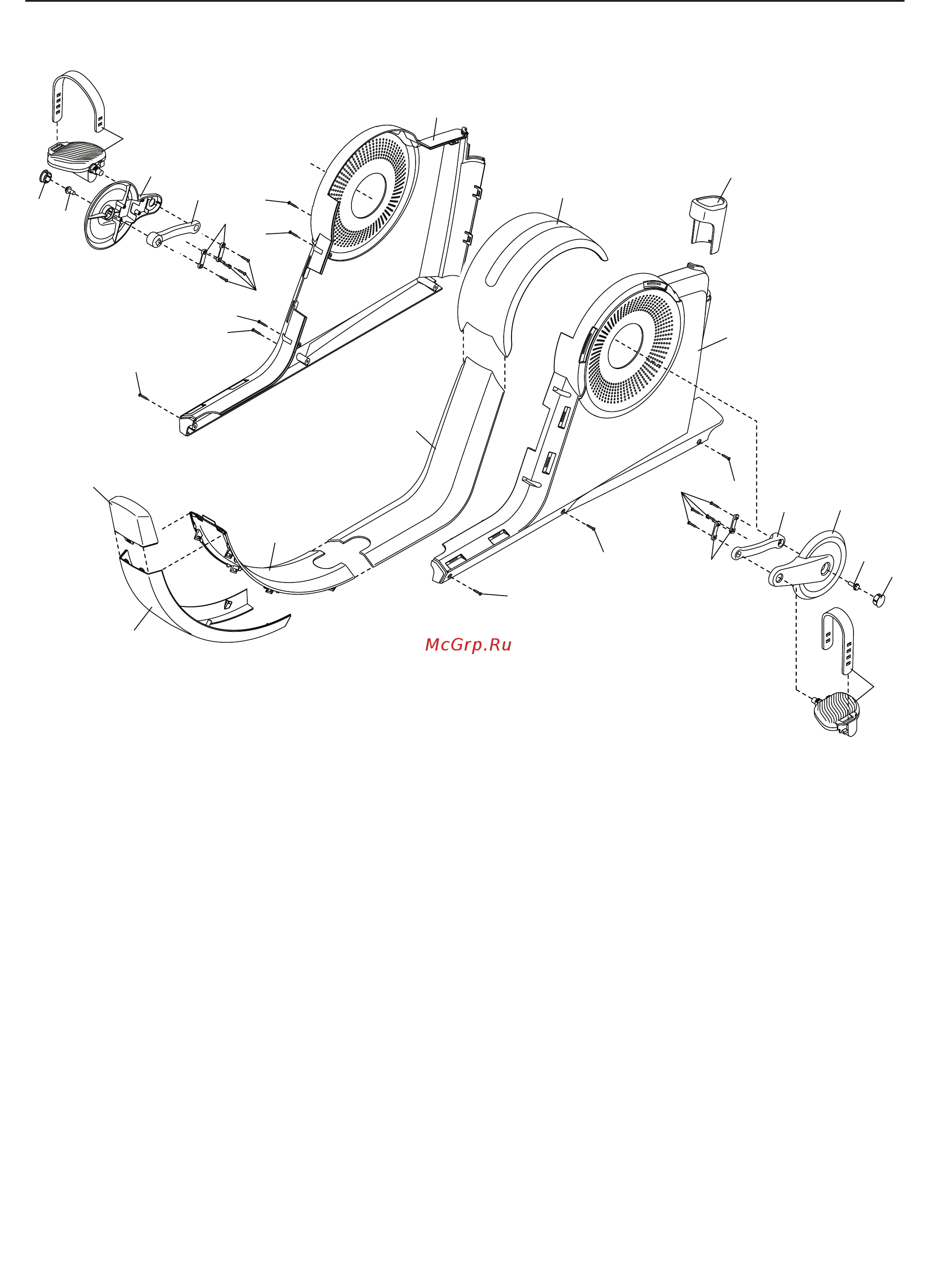 NordicTrack R105 NTEVEX79914 [35/36] Сборочный чертеж b