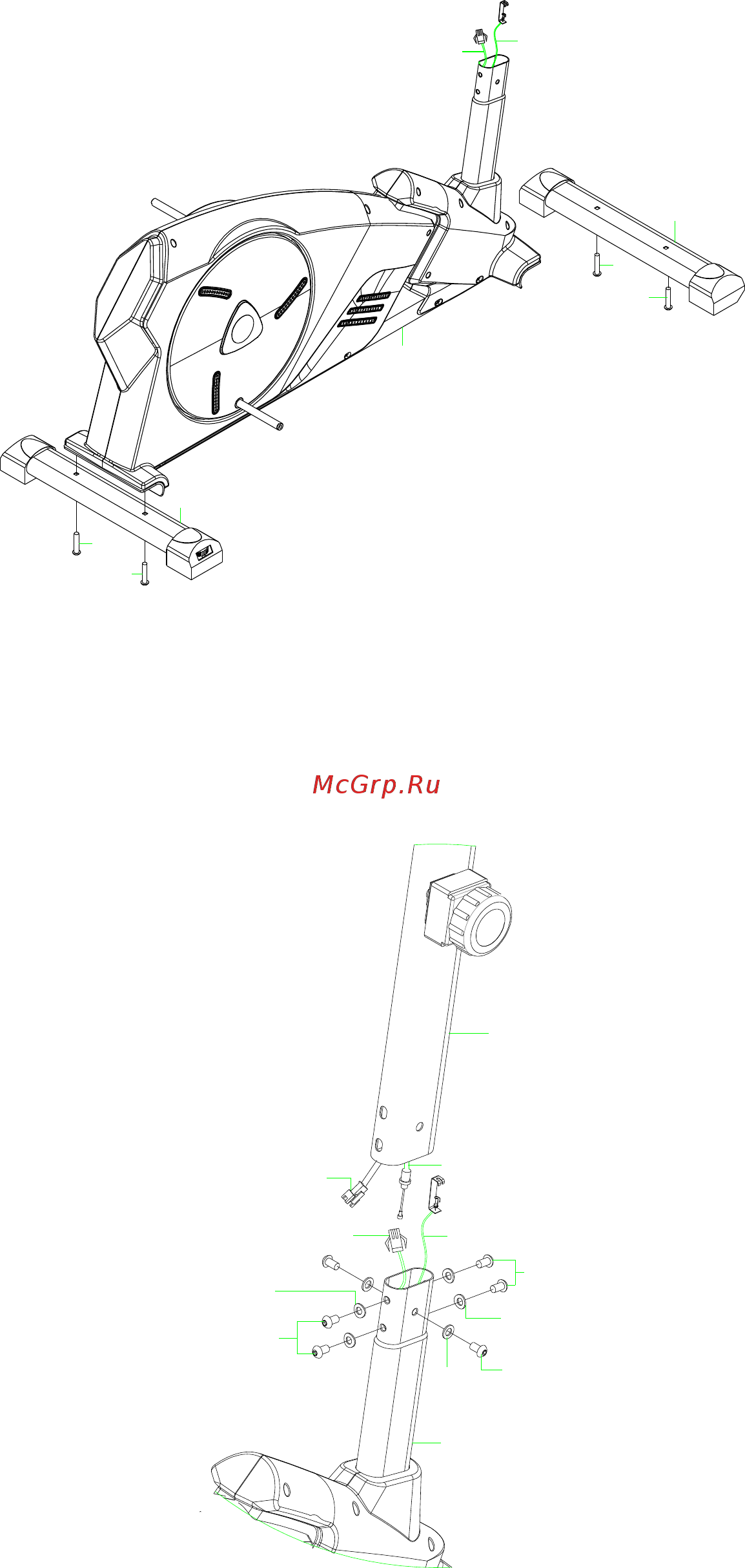APPLEGATE E20 M [9/17] Сборка тренажера