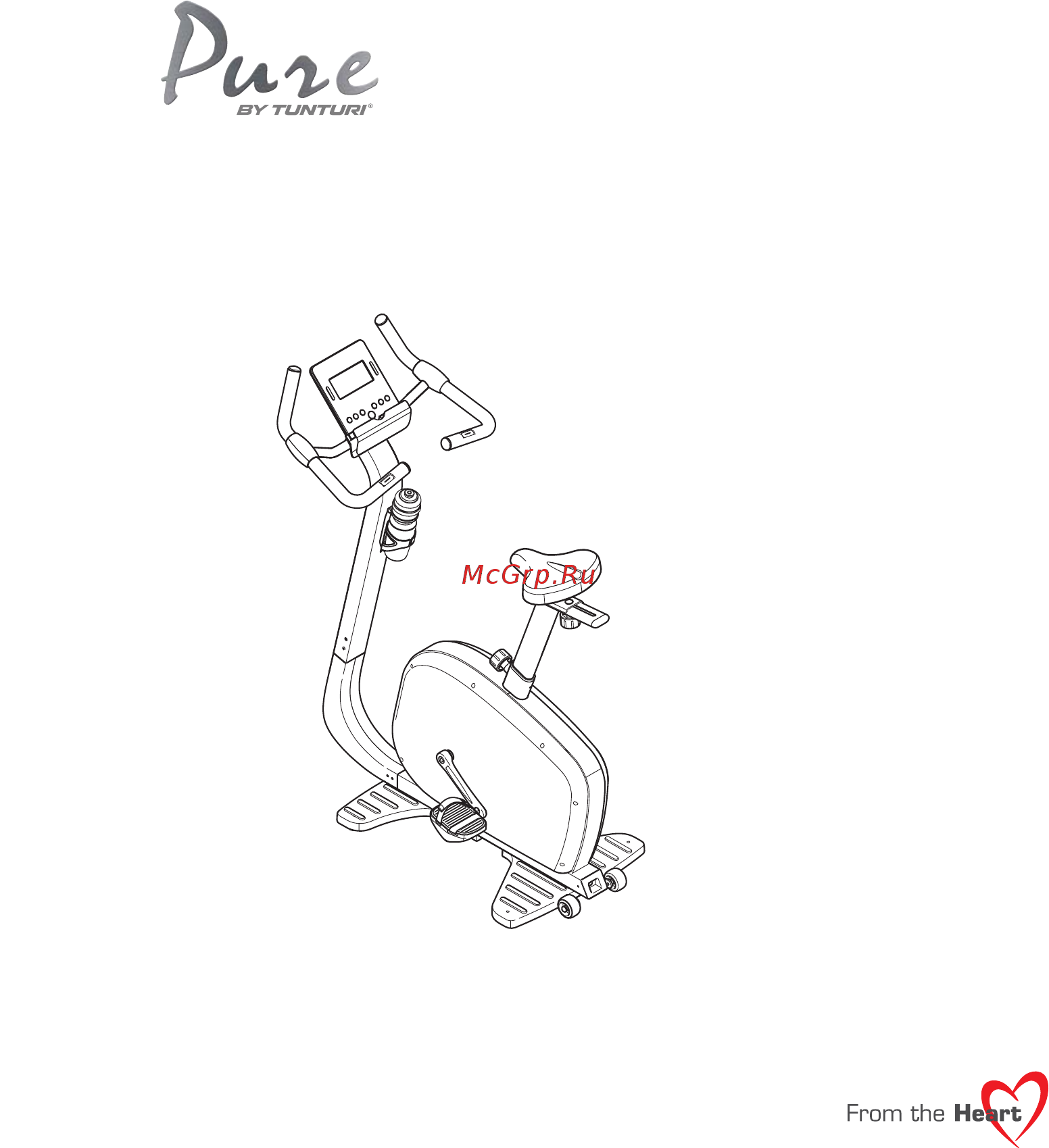 Tunturi Pure 4.0 Инструкция по эксплуатации онлайн