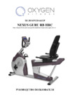 Oxygen Fitness NEXUS GURU RB HRC Инструкция по эксплуатации