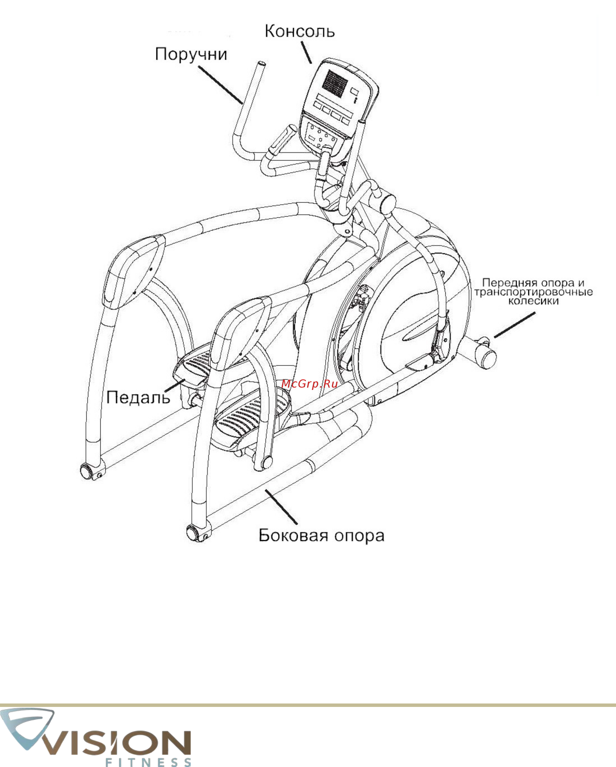 Vision Fitness S60 [9/18] Сборка оборудования