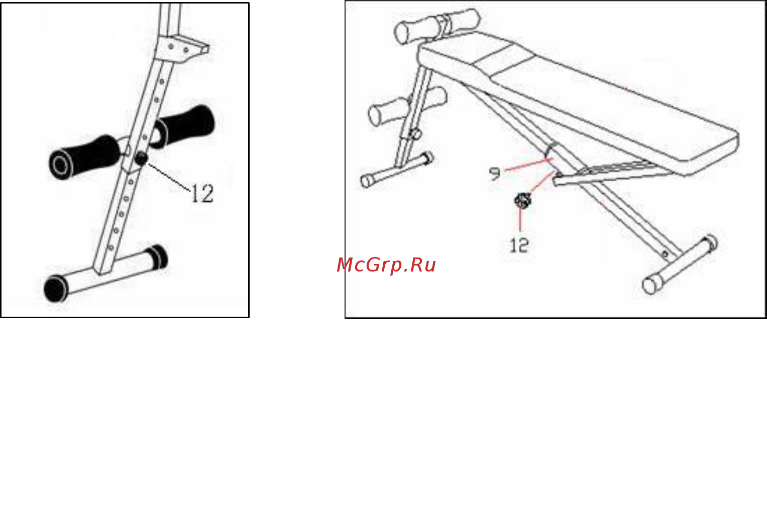 Oxygen Fitness Reg Sit Up Board Инструкция по эксплуатации онлайн [4/14] 297186