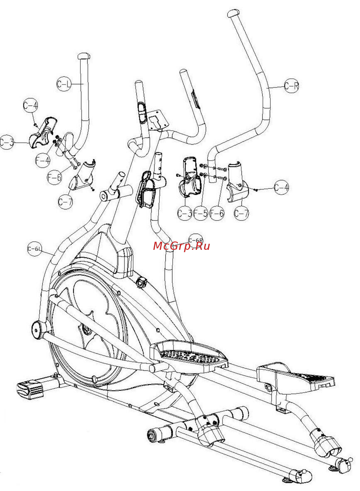 Oxygen Fitness EX-45FD HRC+ 12436 Инструкция по эксплуатации онлайн [10/17] 380180