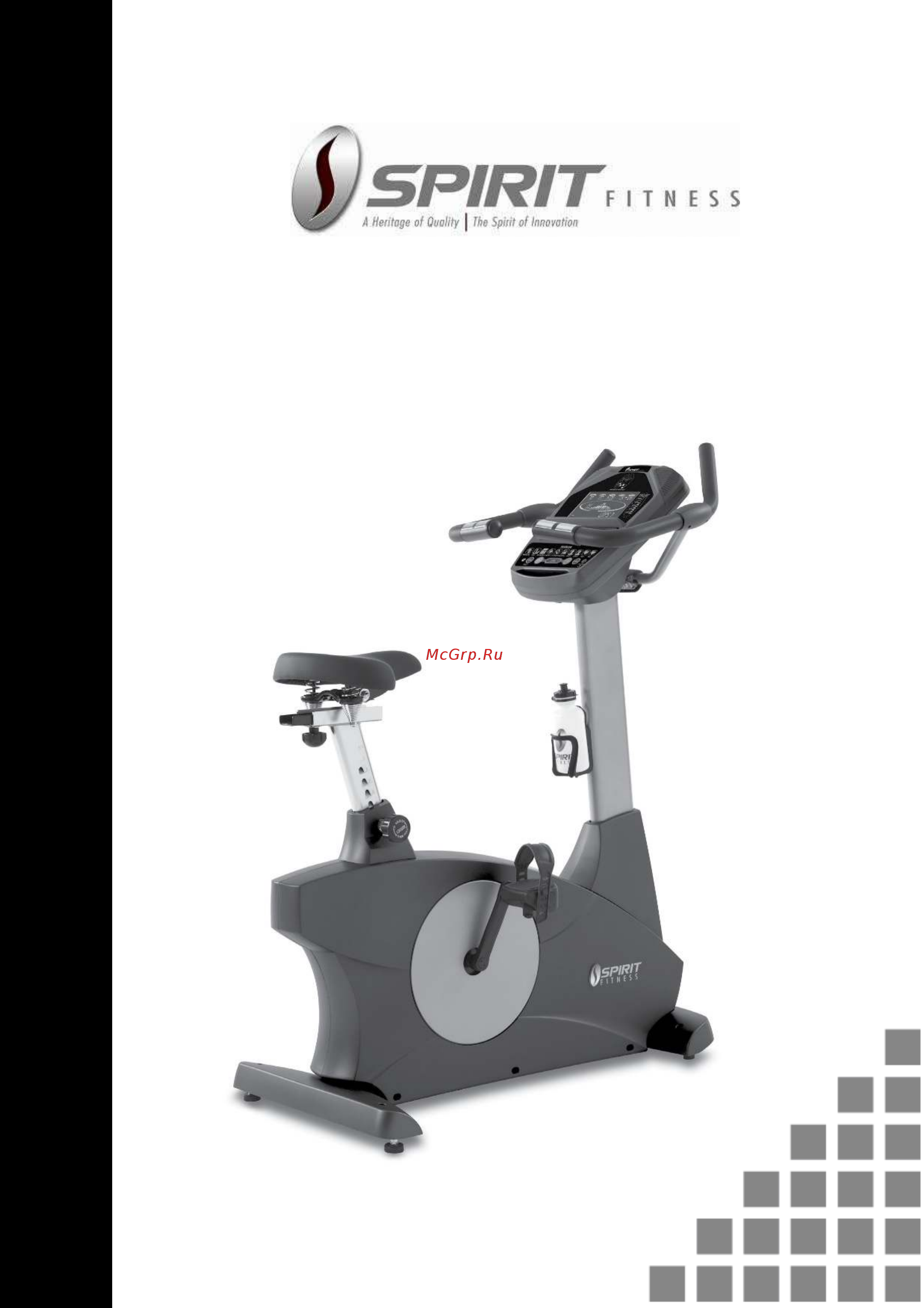 Spirit Fitness XBU55 (2017) Инструкция по эксплуатации онлайн