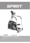 Spirit Fitness CS800 Инструкция по эксплуатации