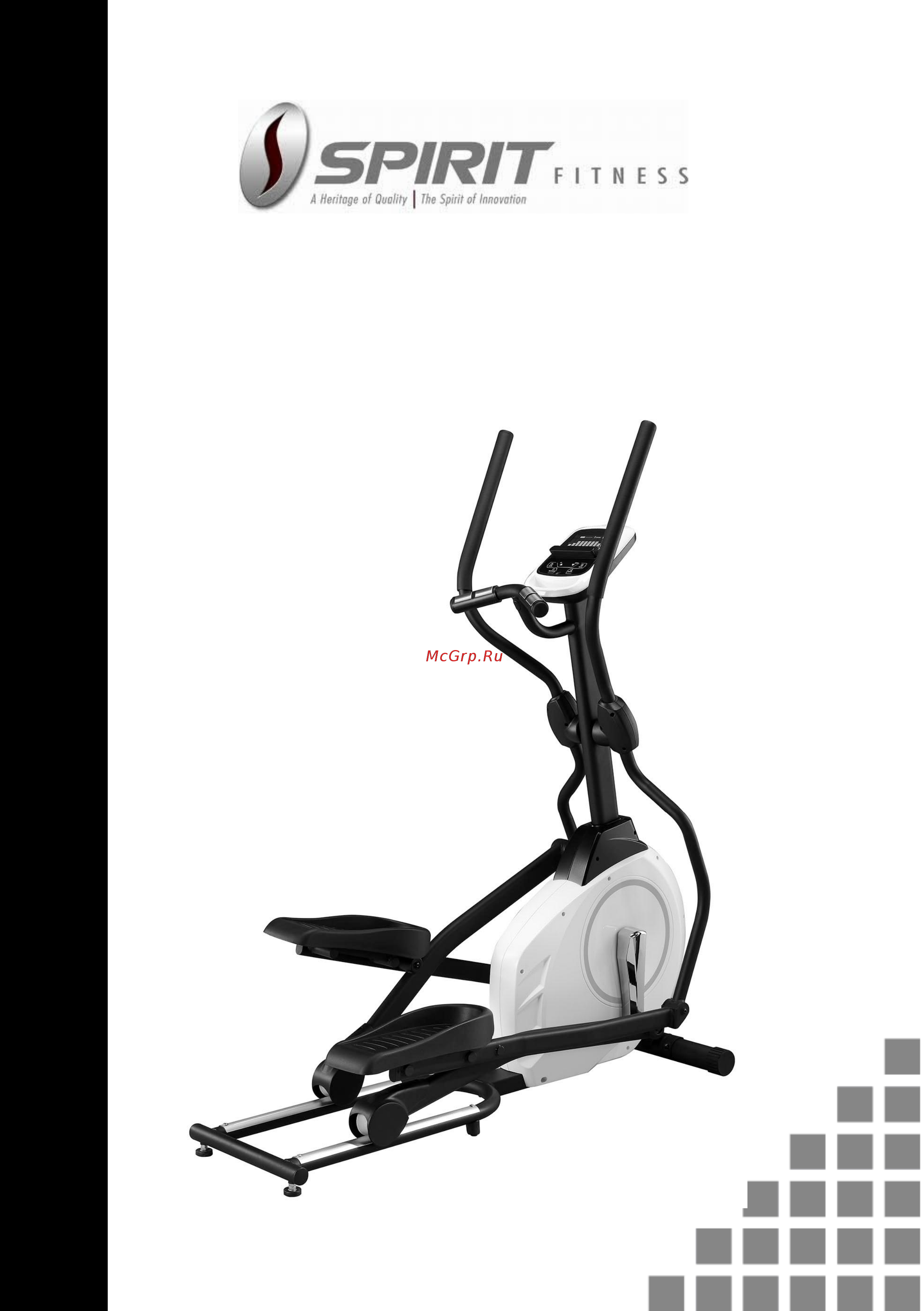 Spirit Fitness SE205 Инструкция по эксплуатации онлайн