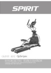 Spirit Fitness CE800ENT Инструкция по эксплуатации