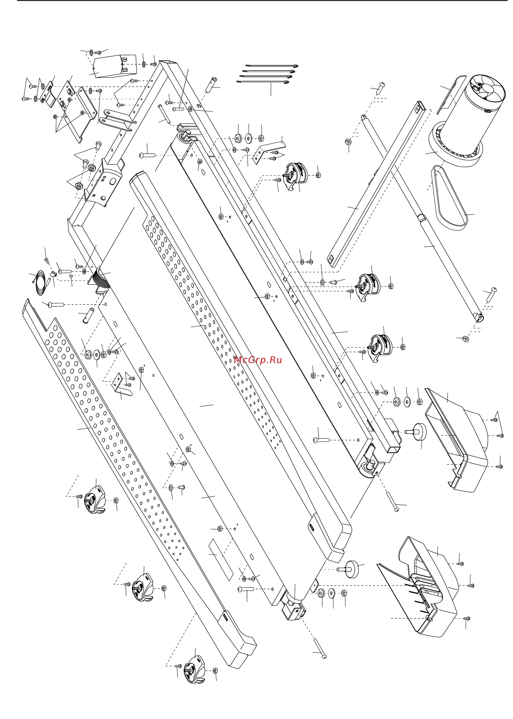 NordicTrack NETL10816 [32/36] Сборочный чертеж a