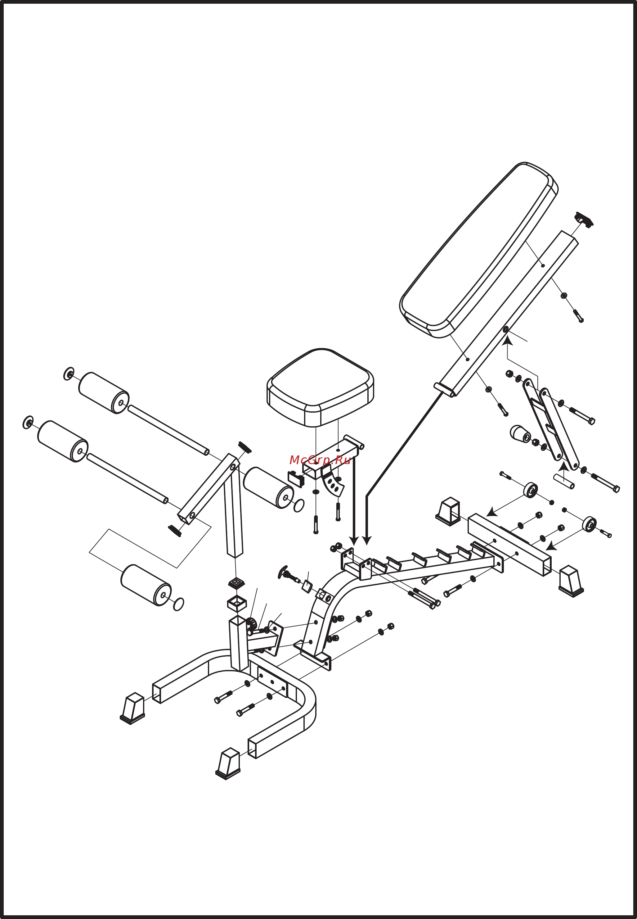 BODYCRAFT 150кг max F602 [5/6] Exploded view