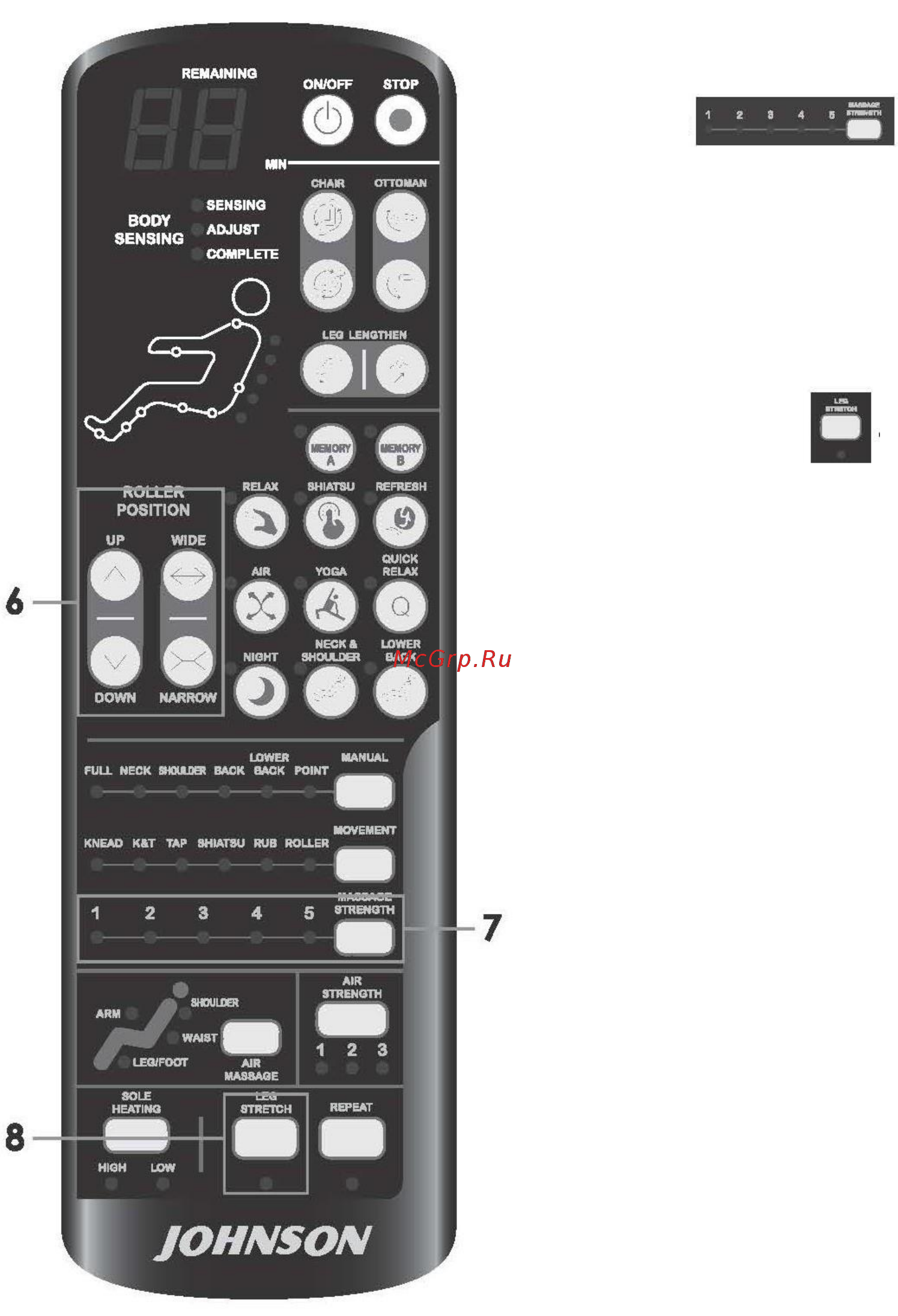 Johnson MC-J5800 черное Инструкция по эксплуатации онлайн [14/20] 380226
