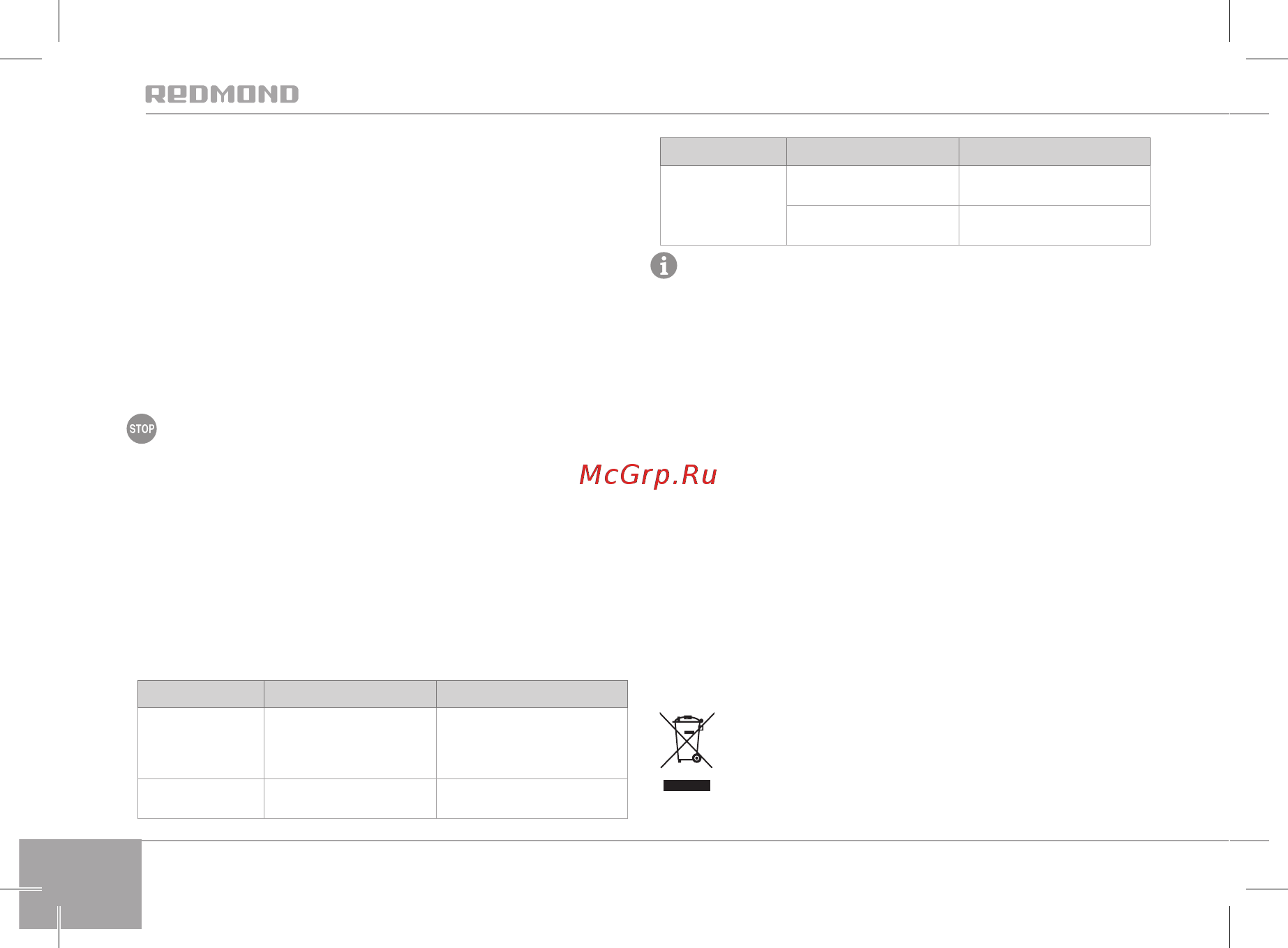 Redmond RT-407-E ЧЕРНЫЙ [32/148] Iii manutenzione dell apparecchio