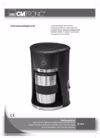 Clatronic KA 3450 schwarz-Coffee to go Инструкция по эксплуатации