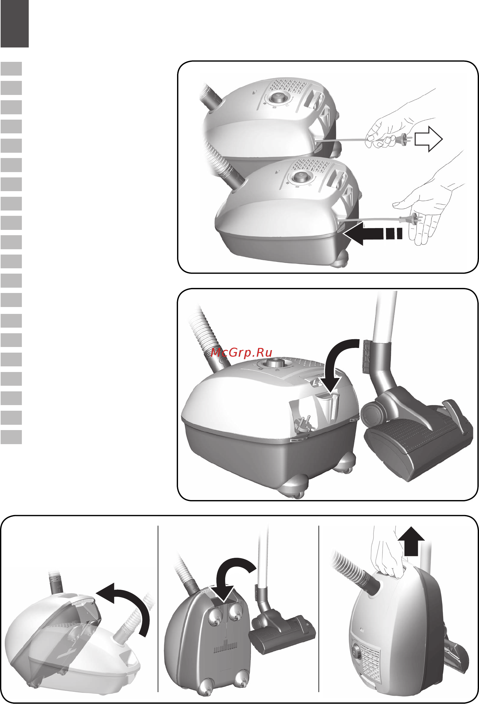 Bosch BGL32000 Инструкция по эксплуатации онлайн [9/58] 298001