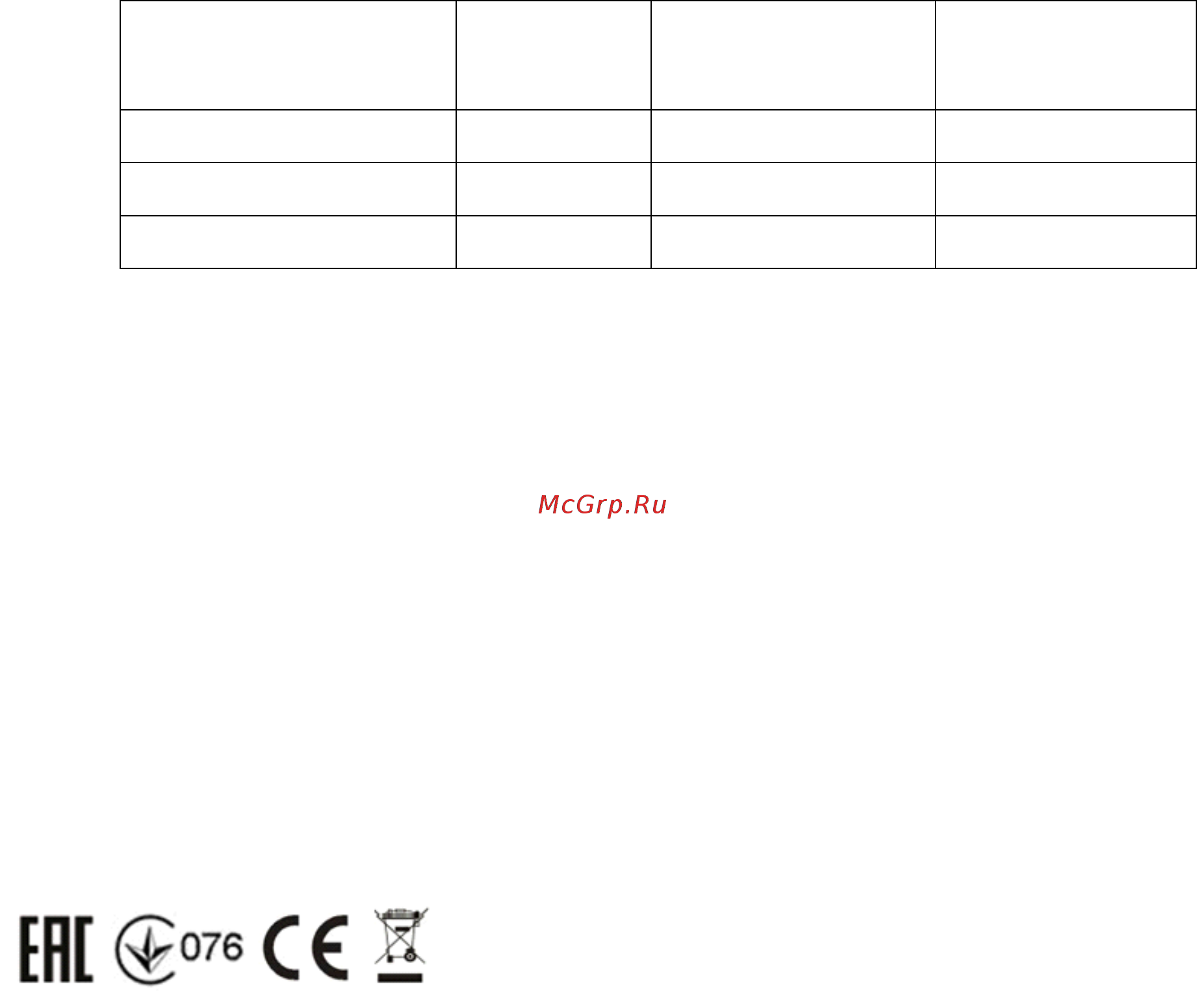 Polaris CR 0715B ЧЕРНЫЙ [9/25] Технические данные