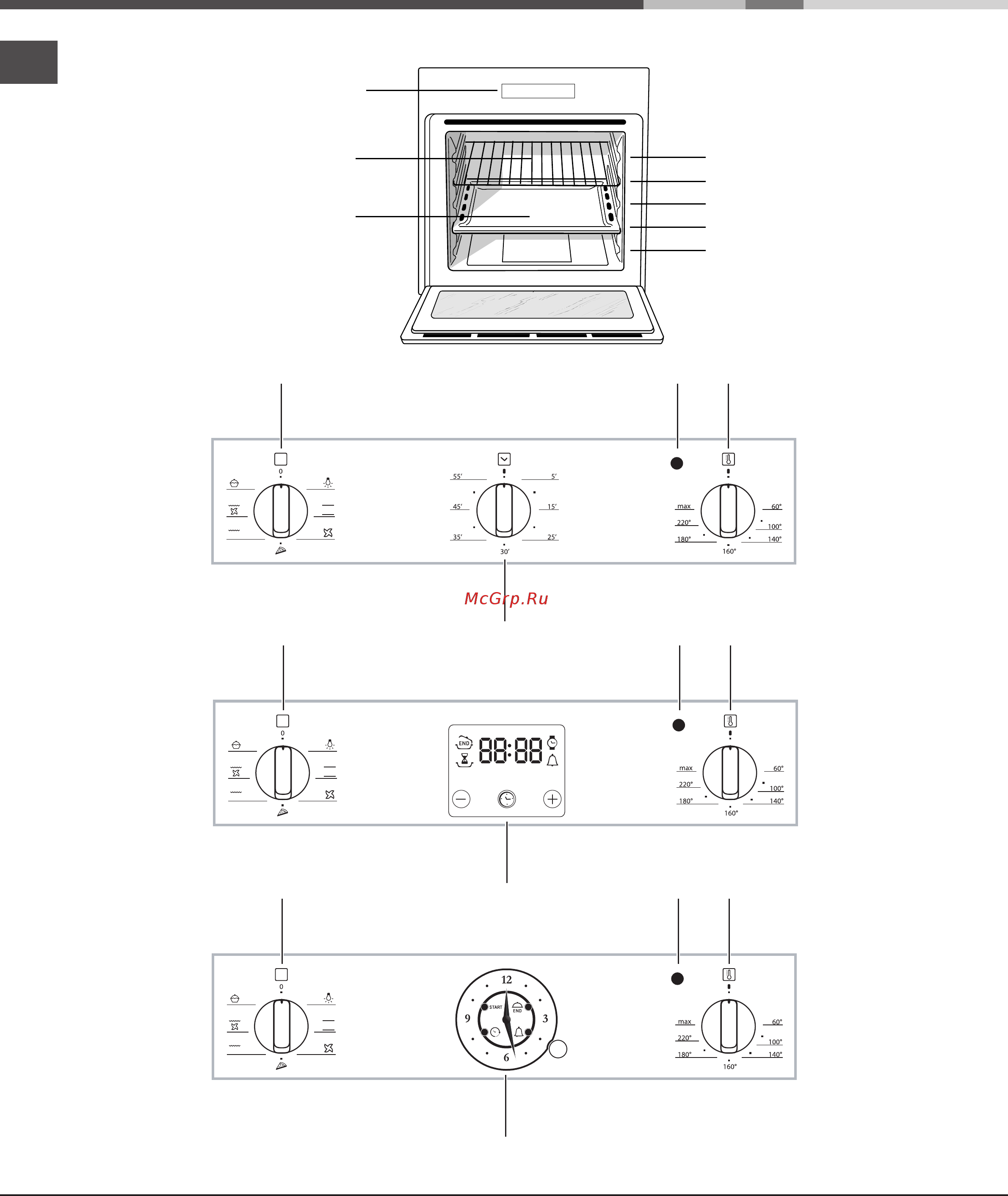 Hotpoint-Ariston 7OFK 838J C AN RU [4/80] Beschrijving van het apparaat