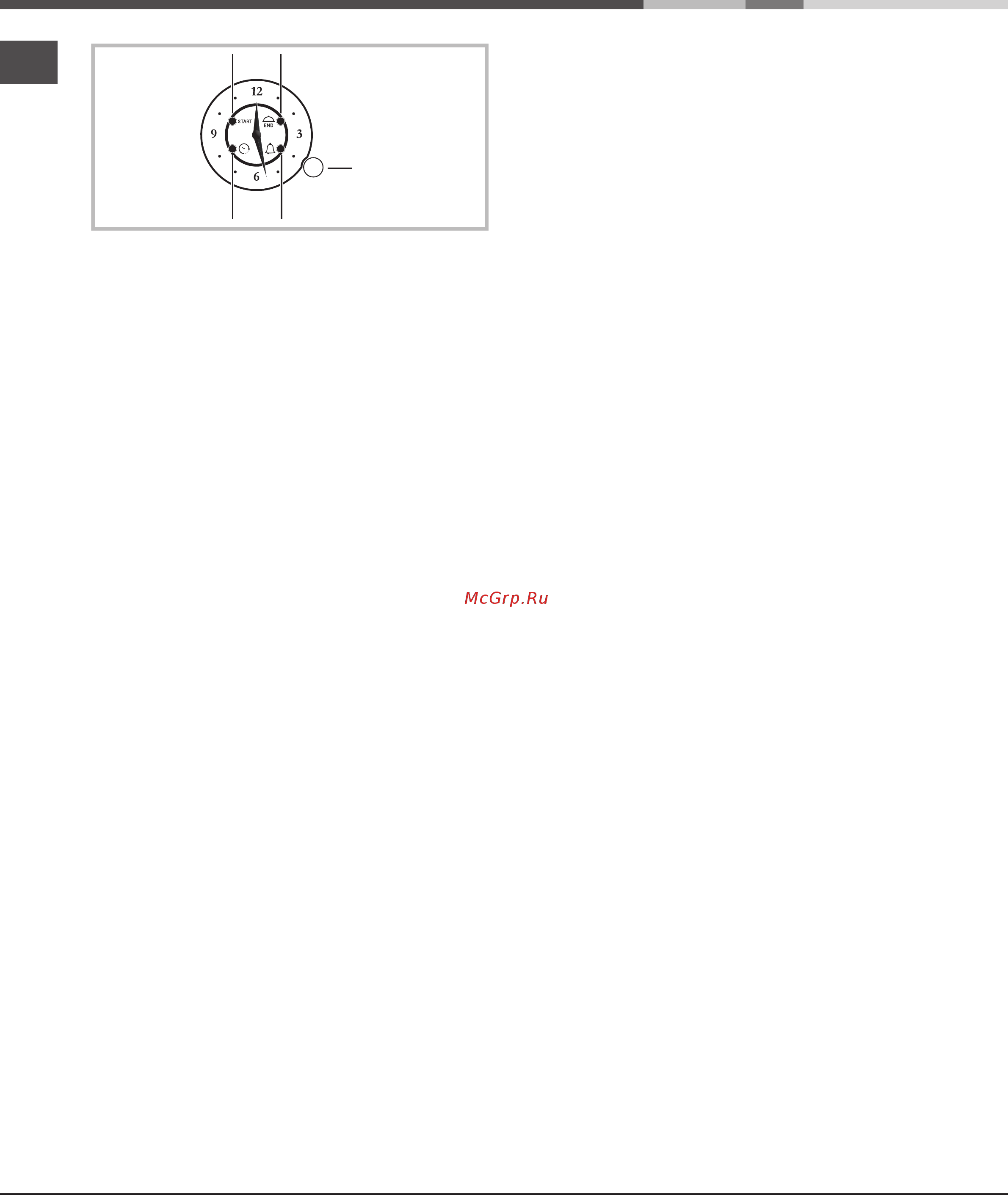 Hotpoint-Ariston 7OFK 838J C AN RU [6/80] Analoge programmering