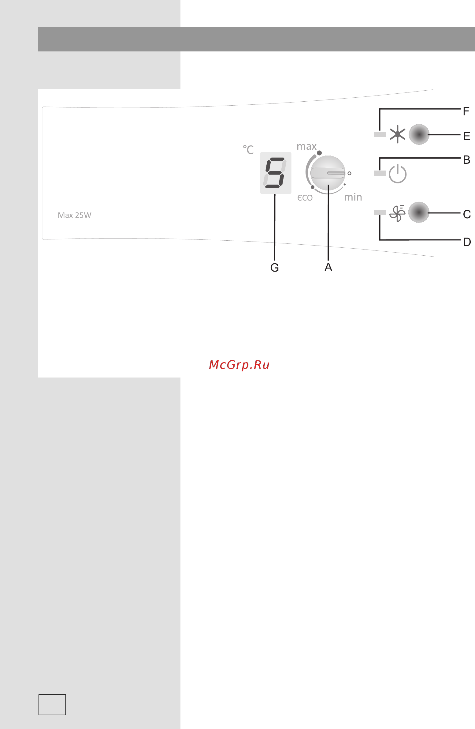 Gorenje RBI5121CW [10/28] Управление прибором электронное управление
