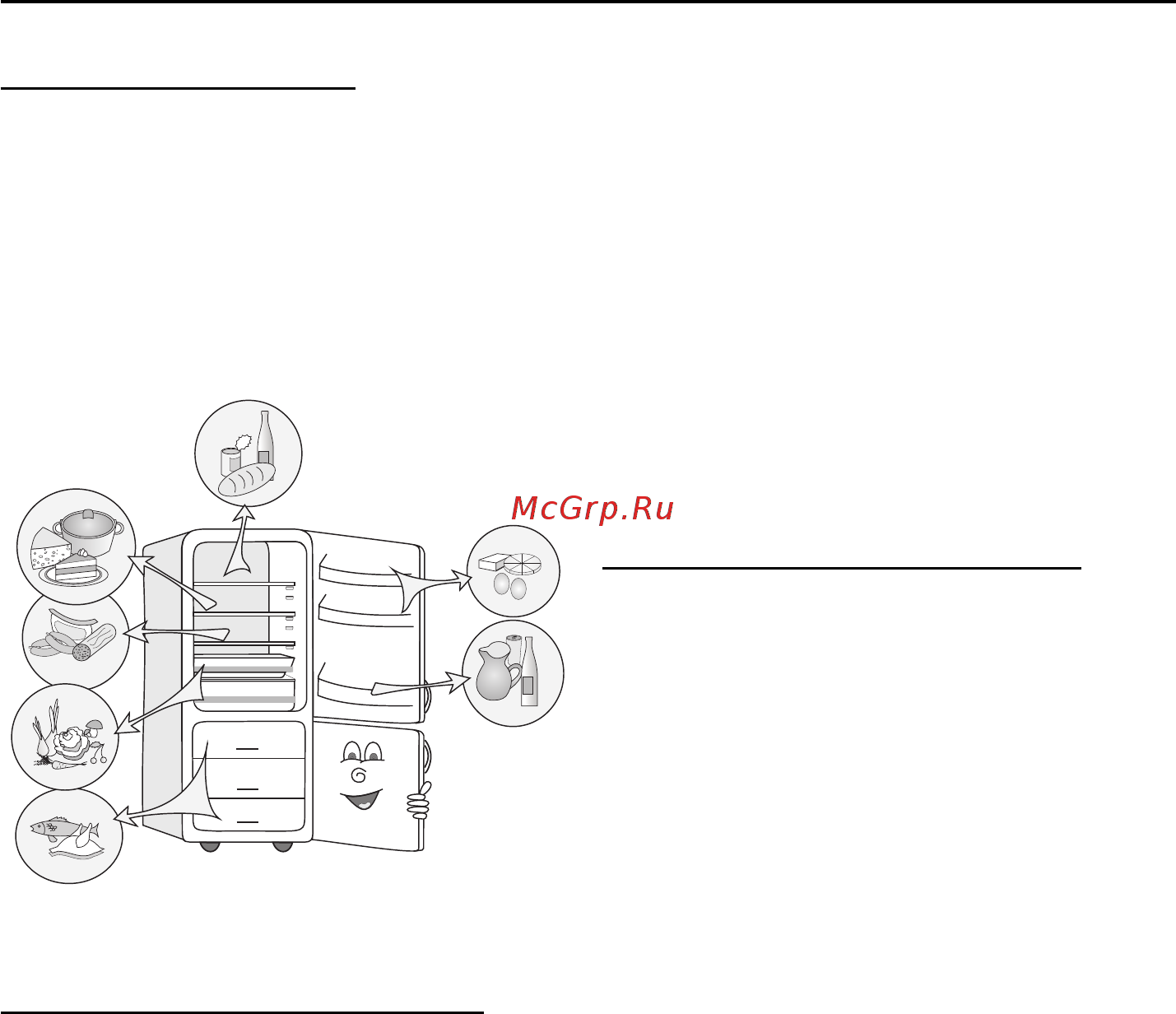 Gorenje NRK6201GX [30/44] Рекомендации по распределению продуктов